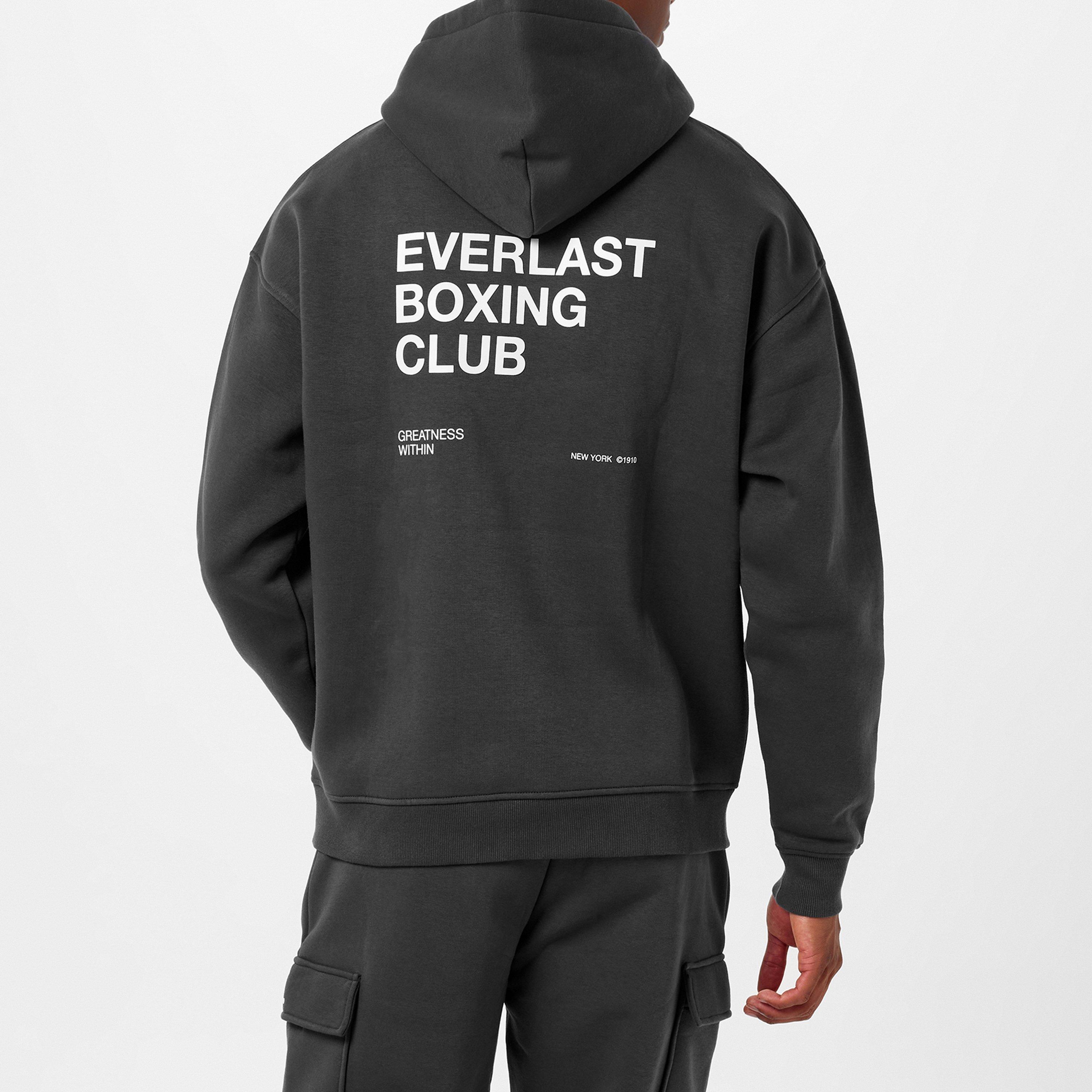 Shark Grey - Everlast - Adults Boxing Club Over-the-Head Hoodies - 2
