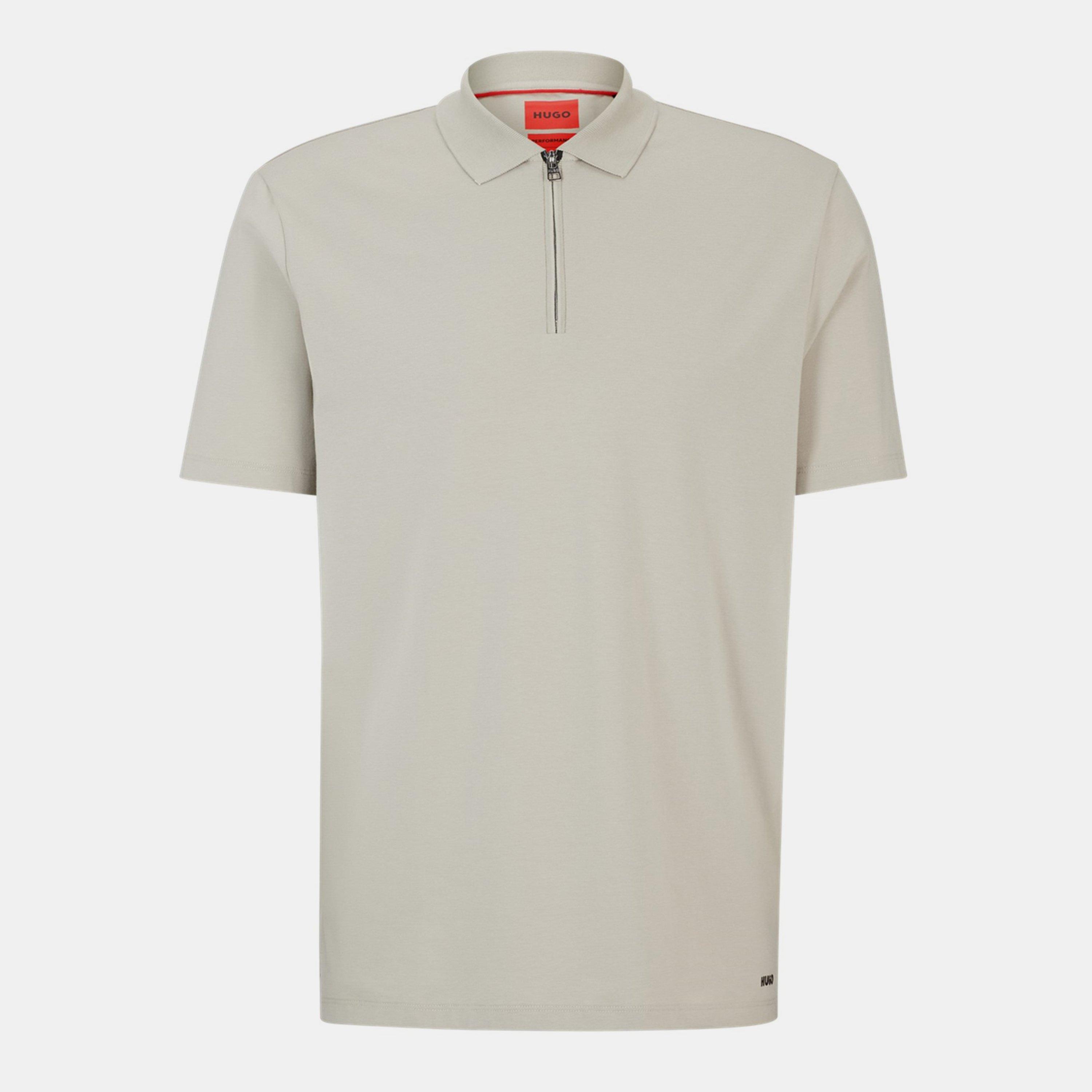 Pastel Grey - Hugo - Men's Short Sleeve Polo Shirt - 1