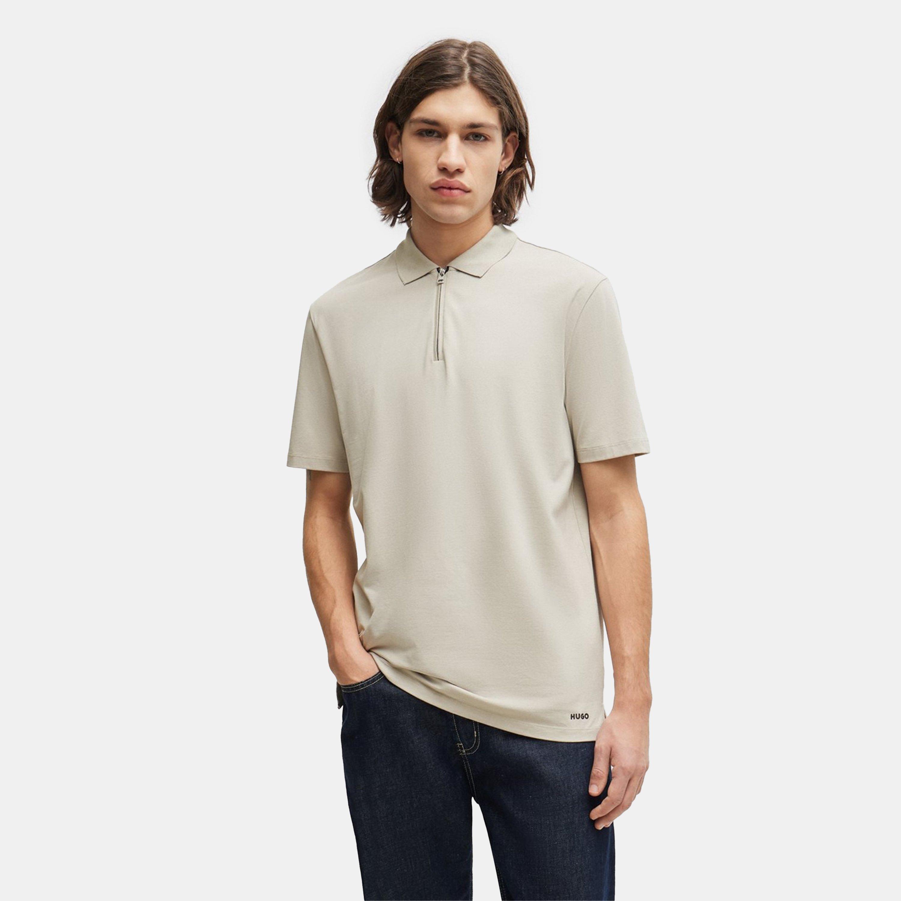 Pastel Grey - Hugo - Men's Short-Sleeve Polo Shirt - 2