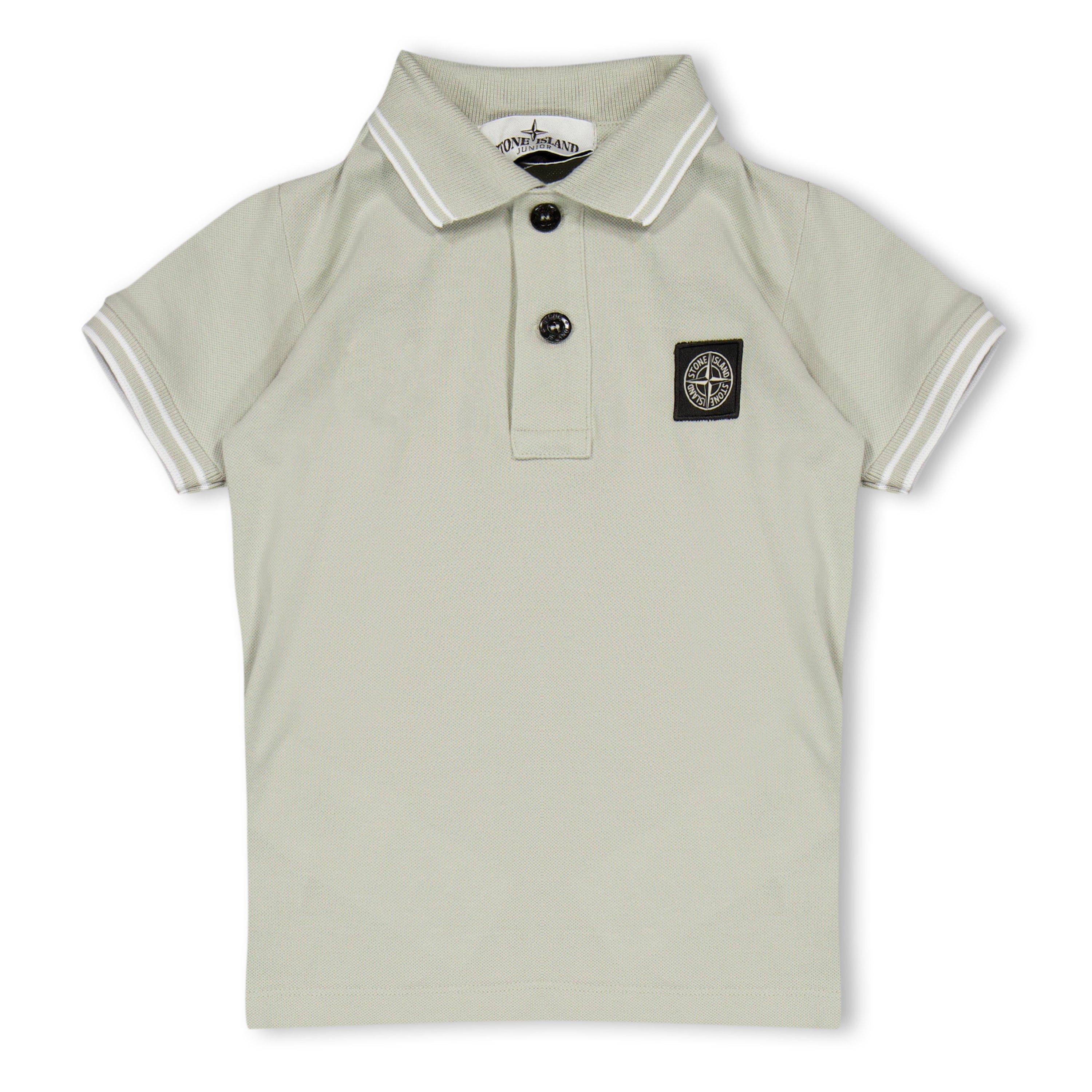 Boys' Logo Cotton Tipped Polo Shirt