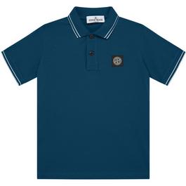 Stone Island Boys Tipped Polo Shirt