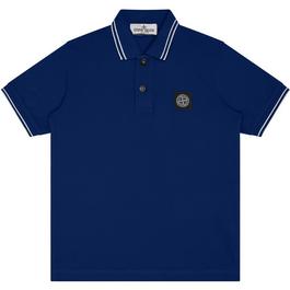 Stone Island Boys Tipped Polo Shirt