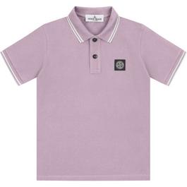 Stone Island Boys Tipped Polo Shirt