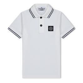 Stone Island Boys Tipped Polo Shirt