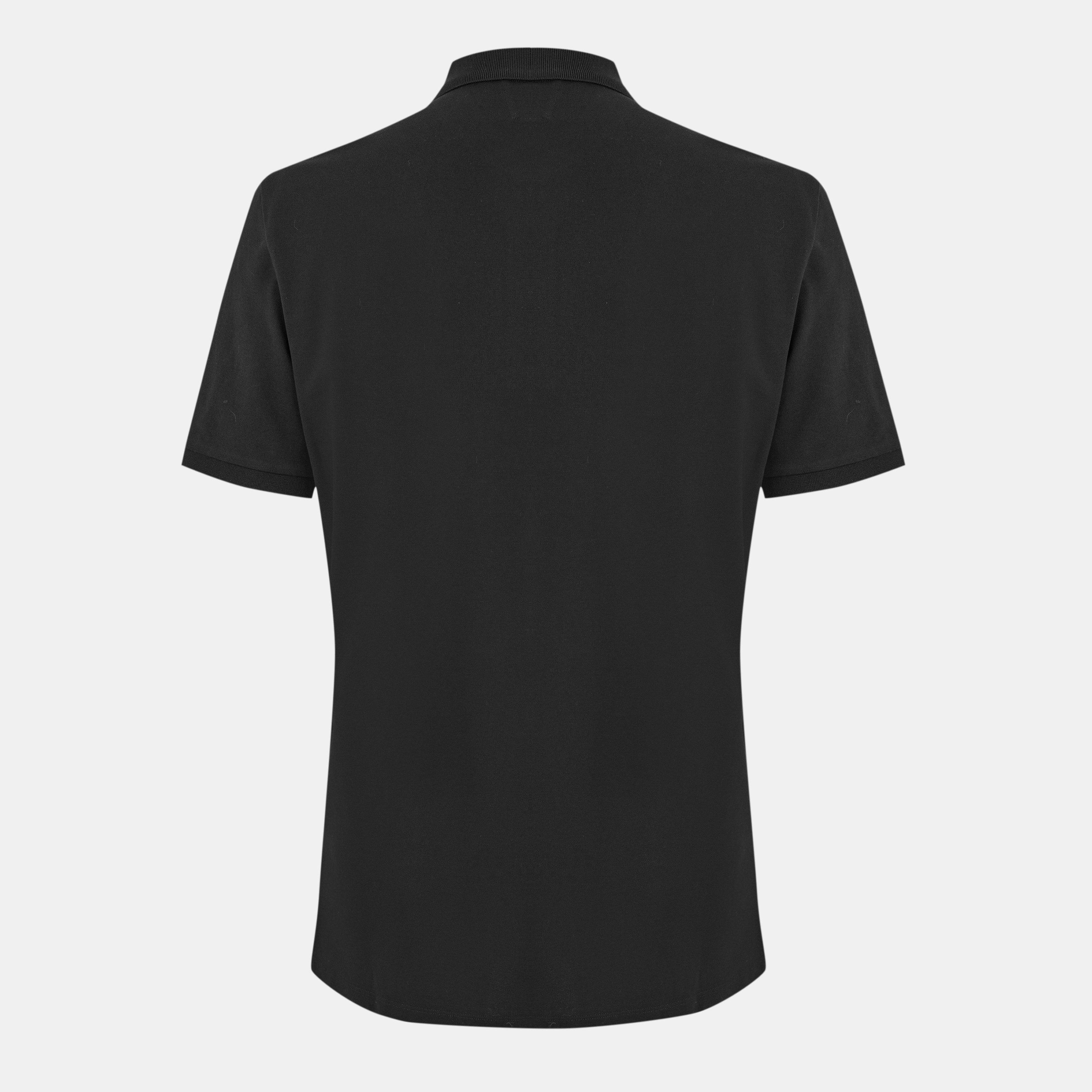 Black 999 - CP Company - Men's Logo Pique Short-Sleeve Polo Shirt - 2