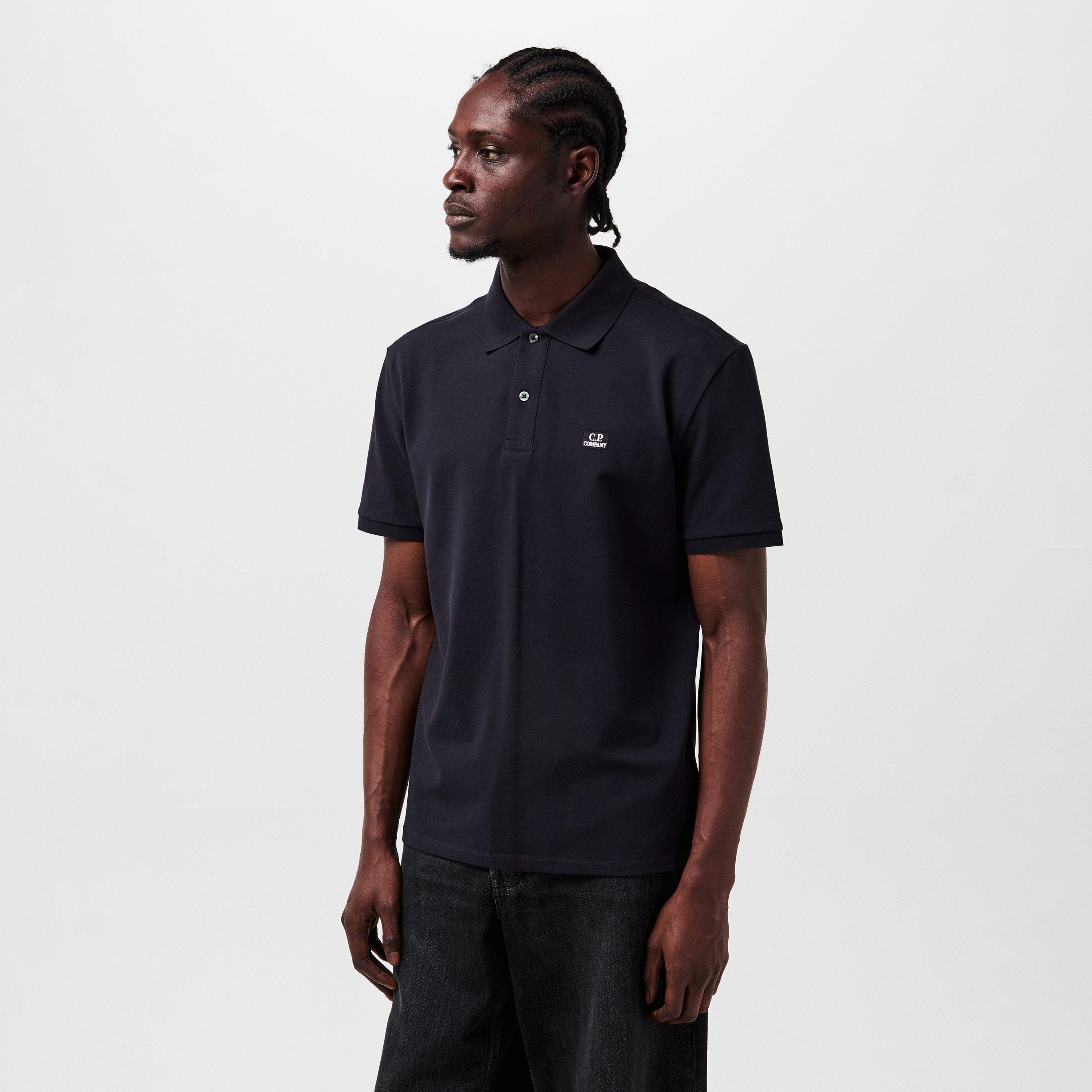 Ttl Eclipse 888 - CP Company - Men's Logo Pique Short-Sleeve Polo Shirt - 3