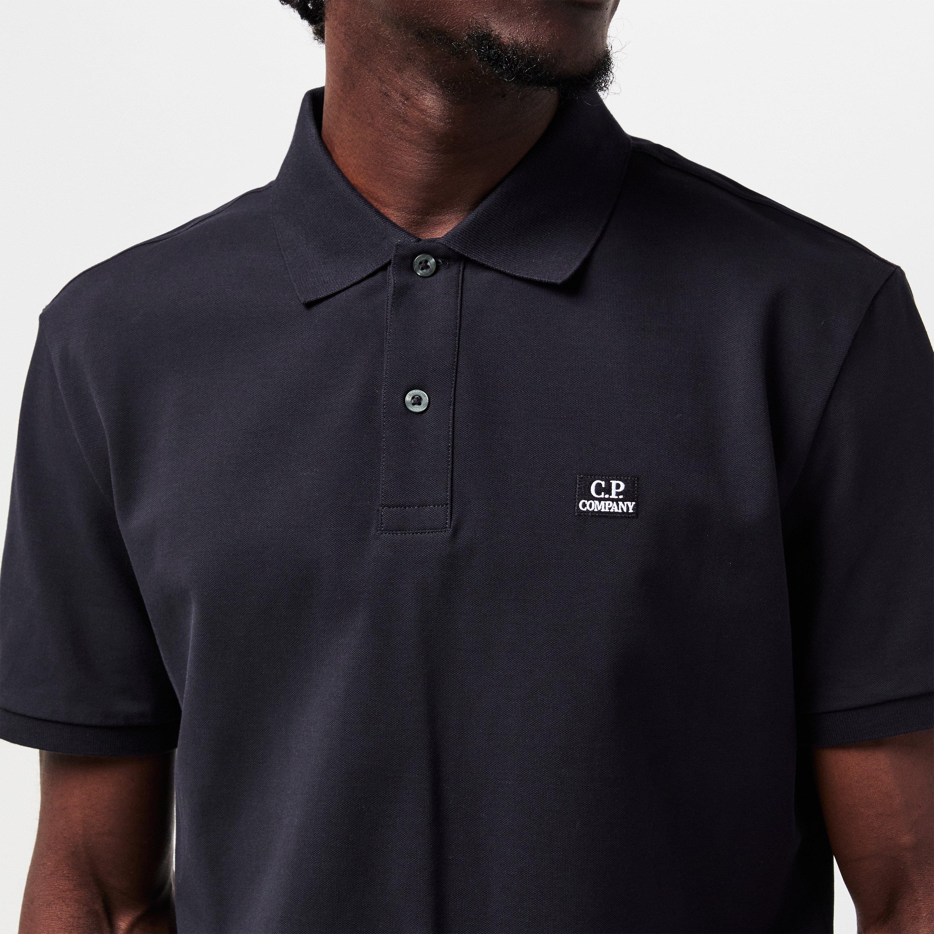 Ttl Eclipse 888 - CP Company - Men's Logo Pique Short-Sleeve Polo Shirt - 5