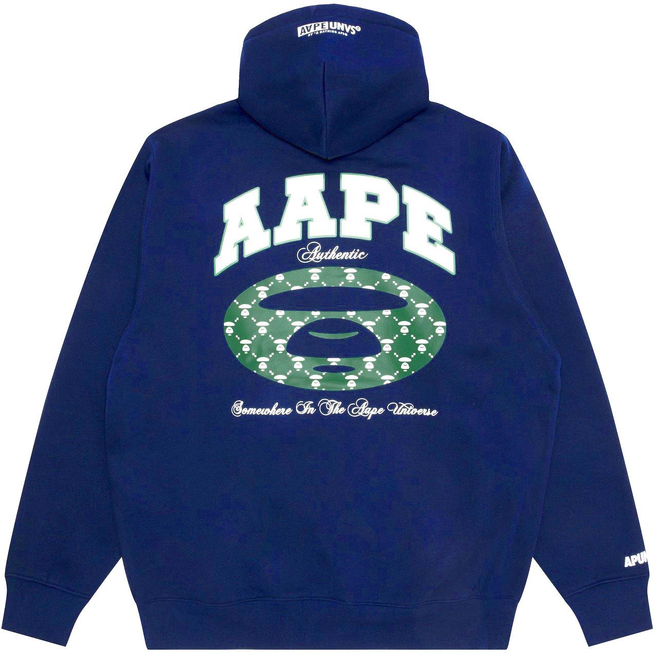 Navy - AAPE - Logo Hoodie - 2