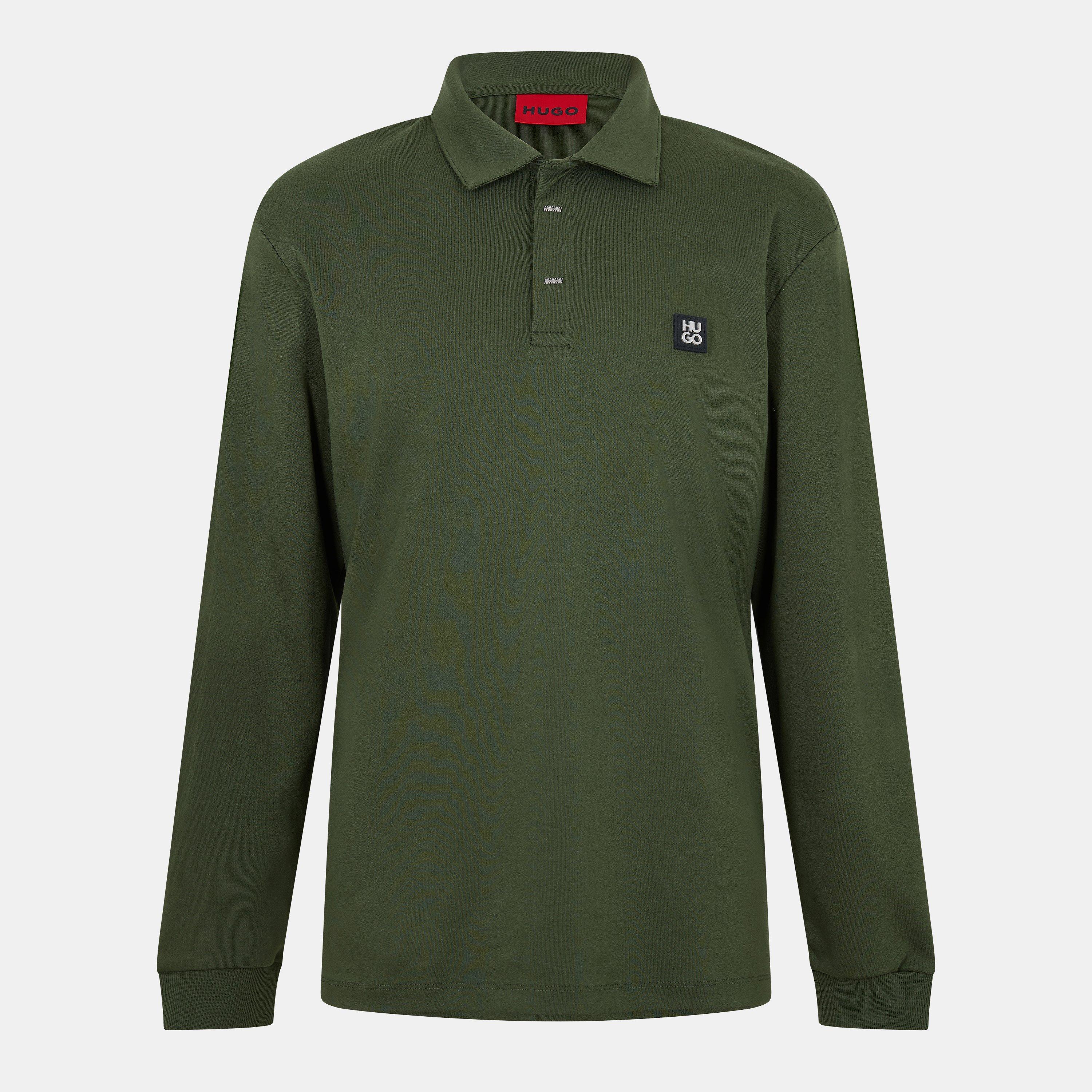 Hugo Men's Dargenpolo Short Sleeve Polo Shirt - Dark Green - S
