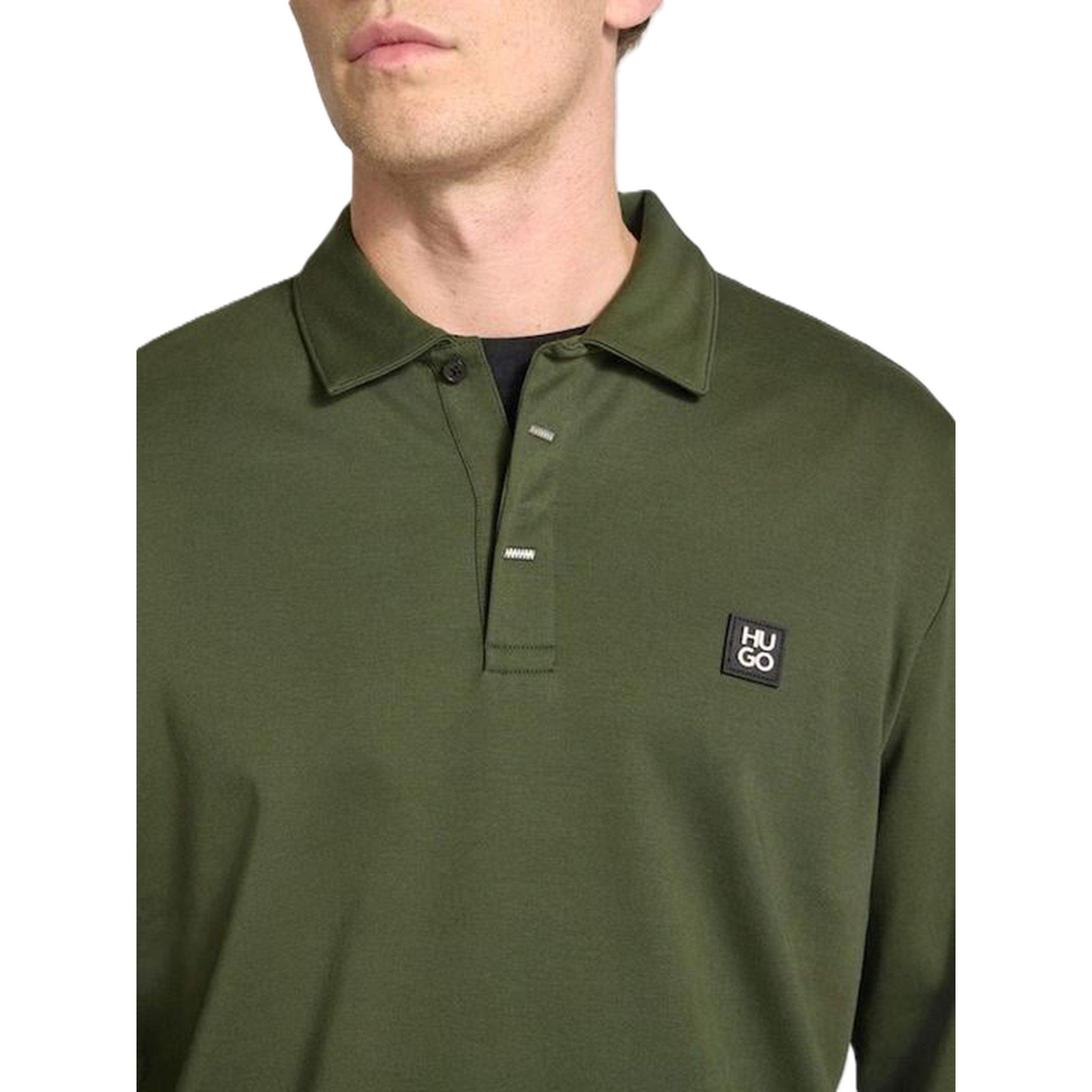 Dark Green - Hugo - Men's Dargenpolo Short Sleeve Polo Shirt - 3