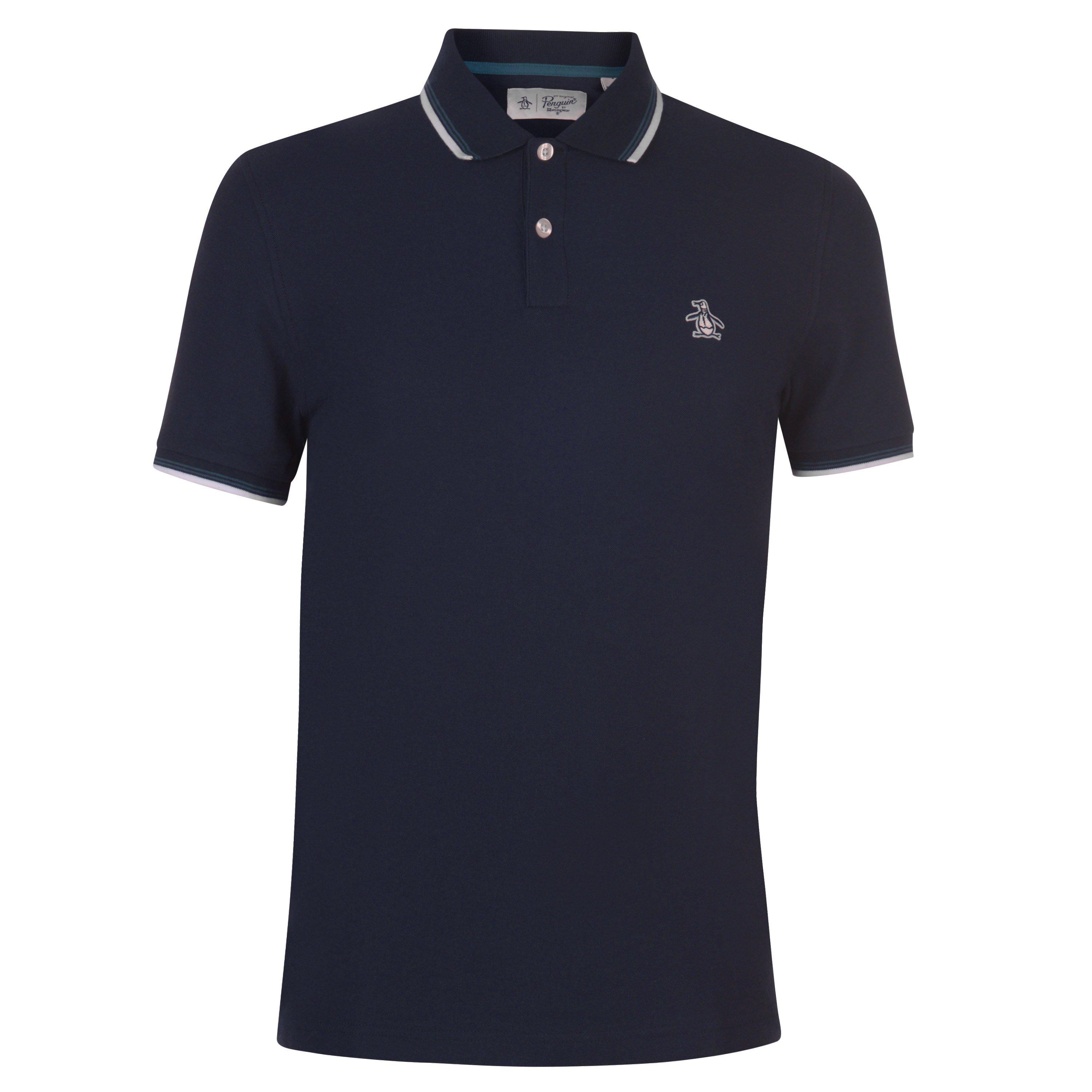 Original Penguin Men's Pete Polo Shirt - Navy 413 - Large