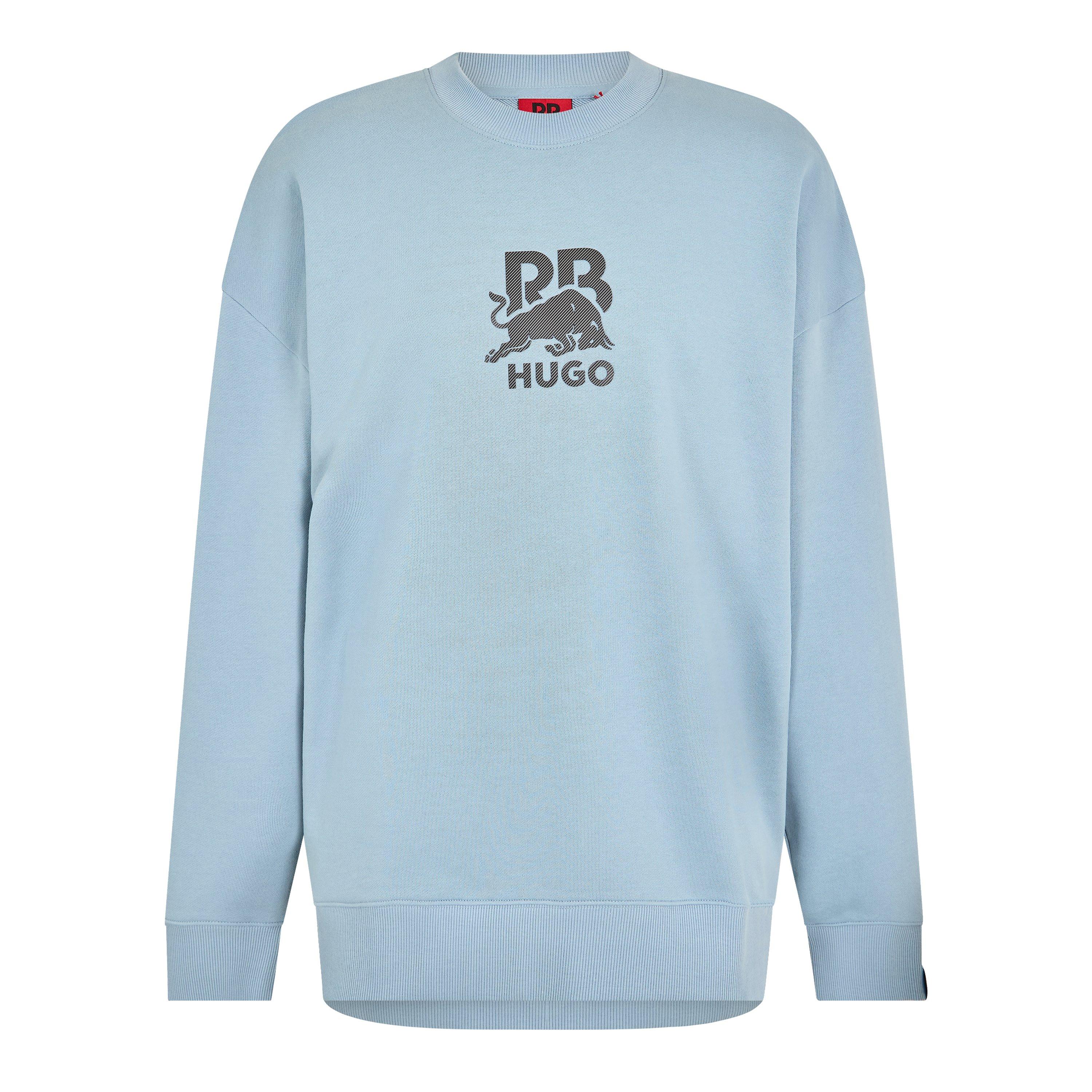 Hugo Men's Dahrain Rb Crew Sweatshirt - Medium Blue - L