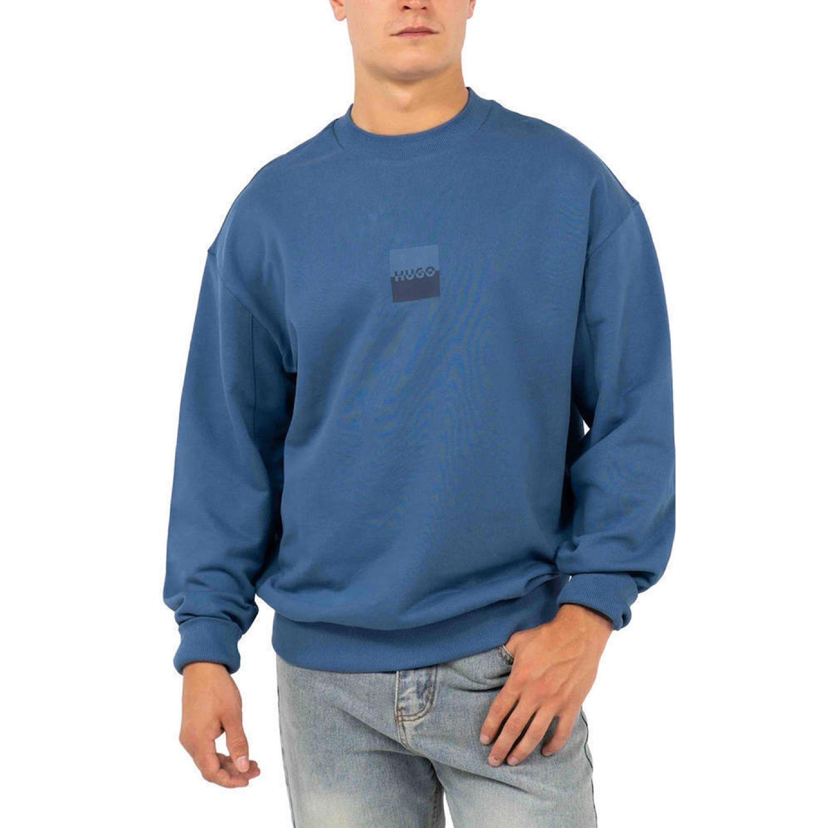 Hugo Men's Dusplited Polo Shirt - Medium Blue - L