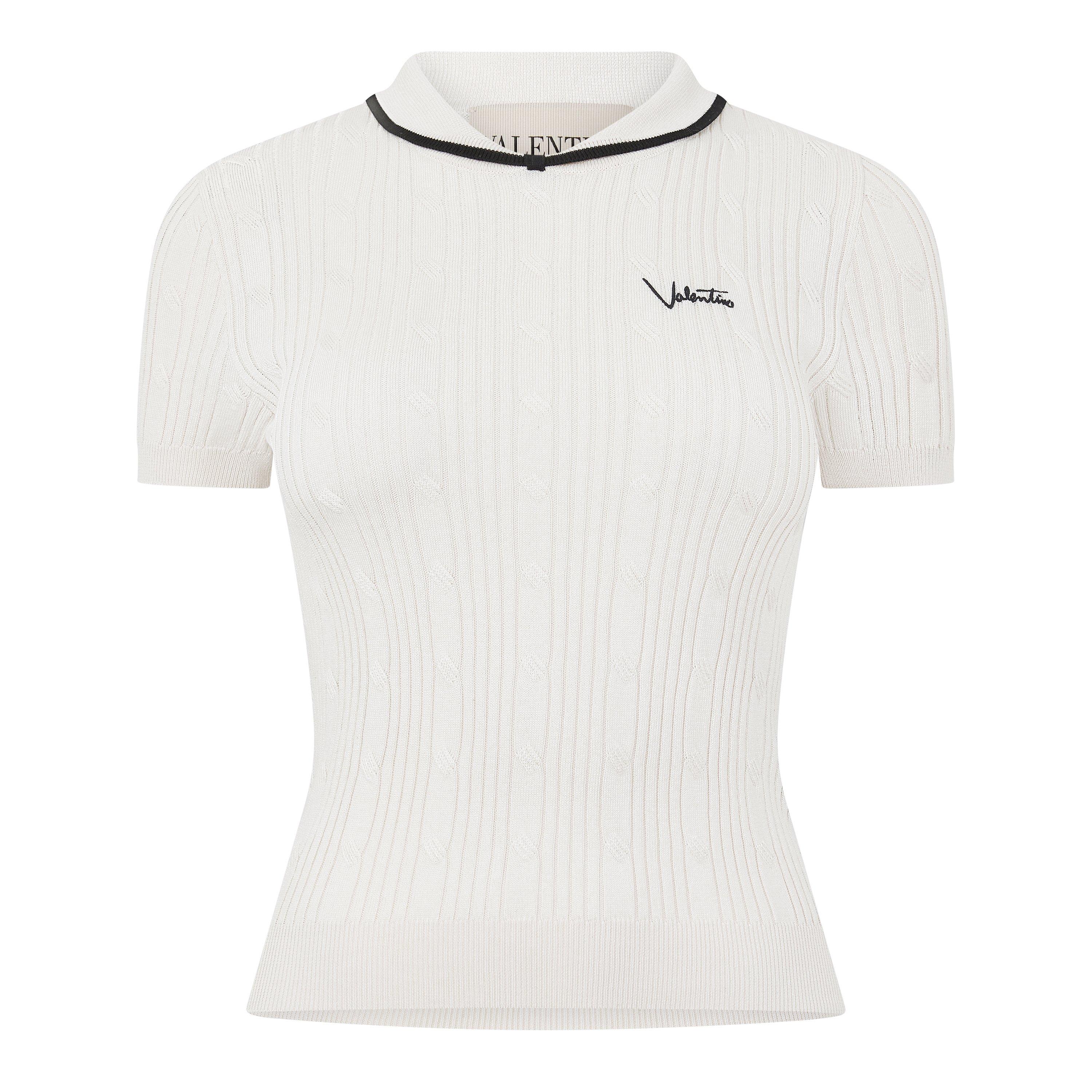 Milk Foam - Valentino - Val Cropped Polo Ld63 - 1