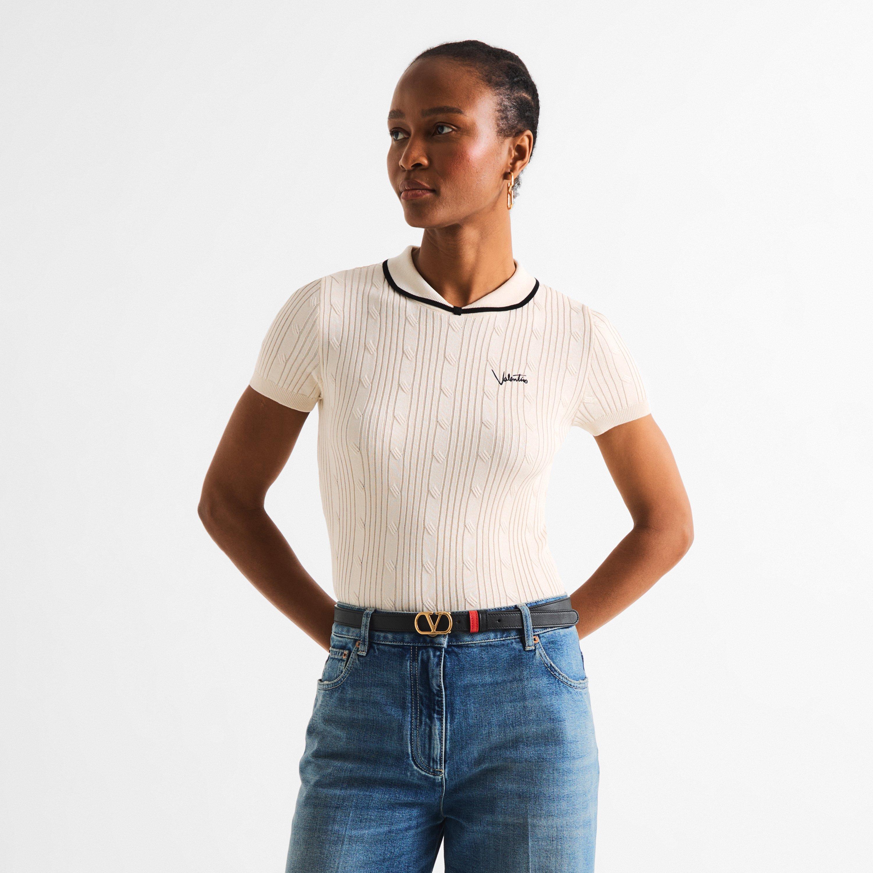 Milk Foam - Valentino - Val Cropped Polo Ld63 - 3