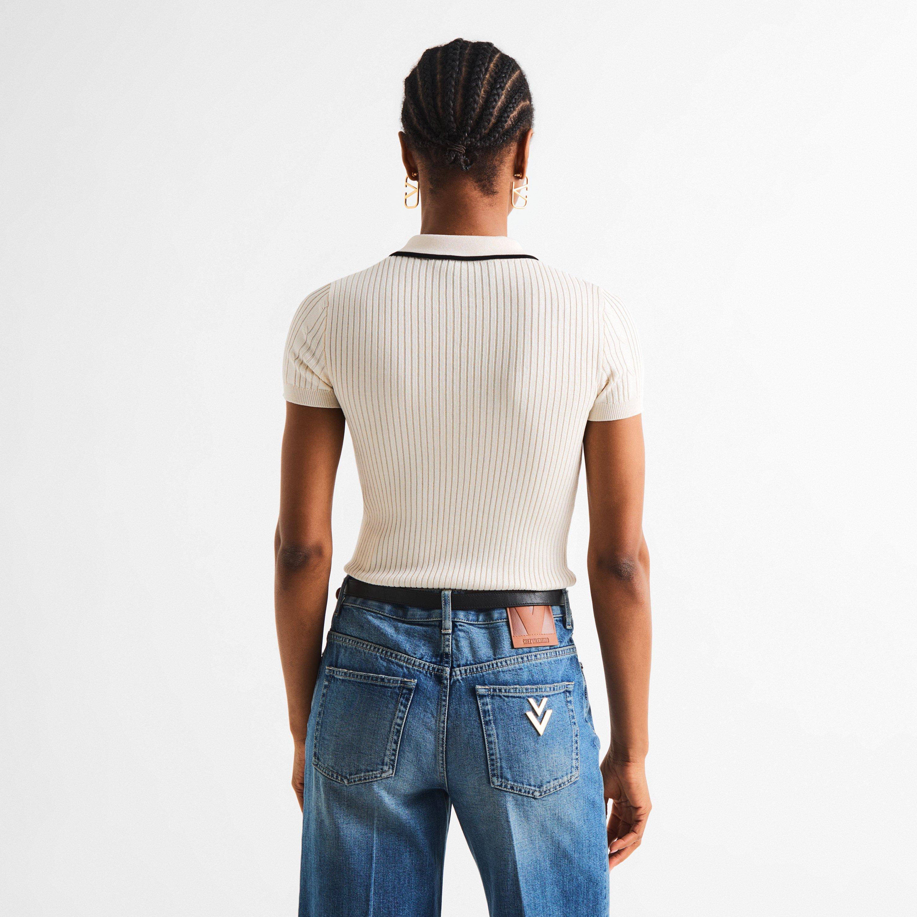 Milk Foam - Valentino - Val Cropped Polo Ld63 - 4