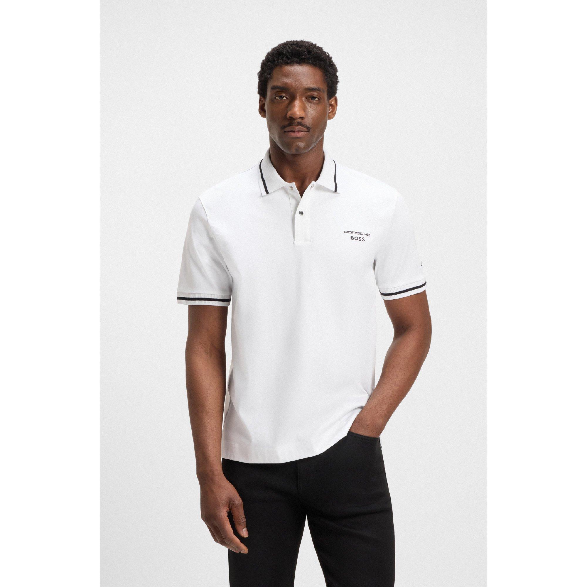 White - Boss - Men's C Parris Ps Polo Shirt - 2