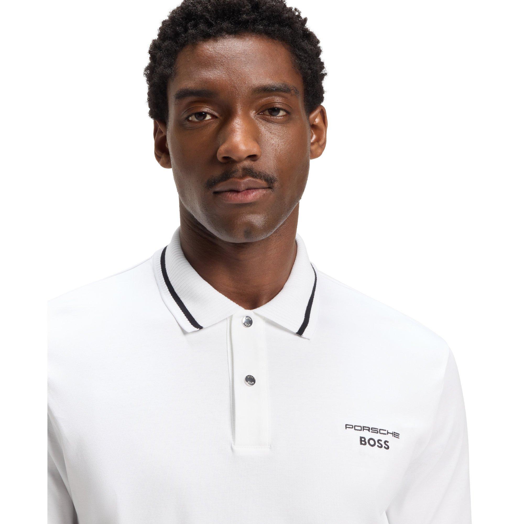 White - Boss - Men's C Parris Ps Polo Shirt - 4