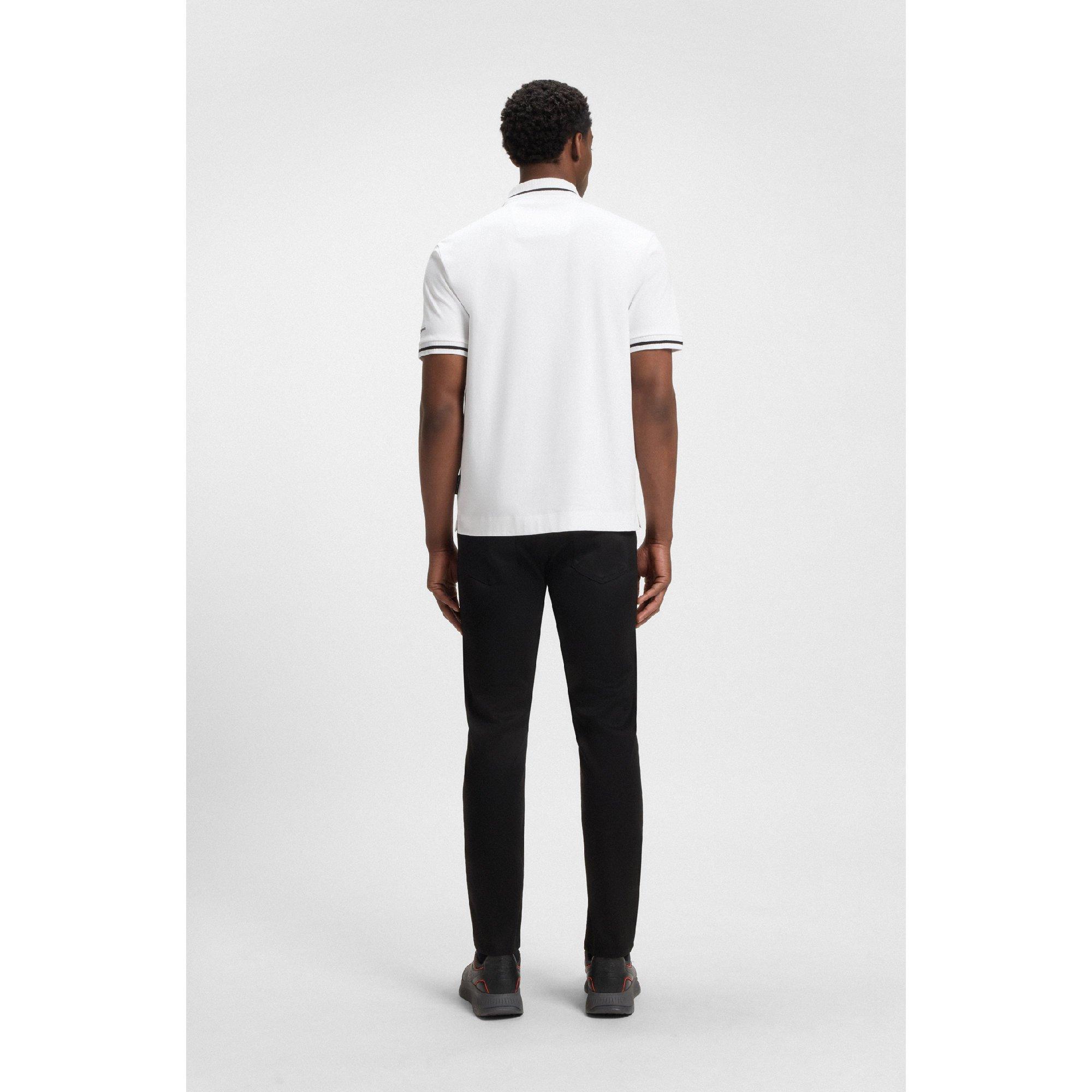 White - Boss - Men's C Parris Ps Polo Shirt - 5