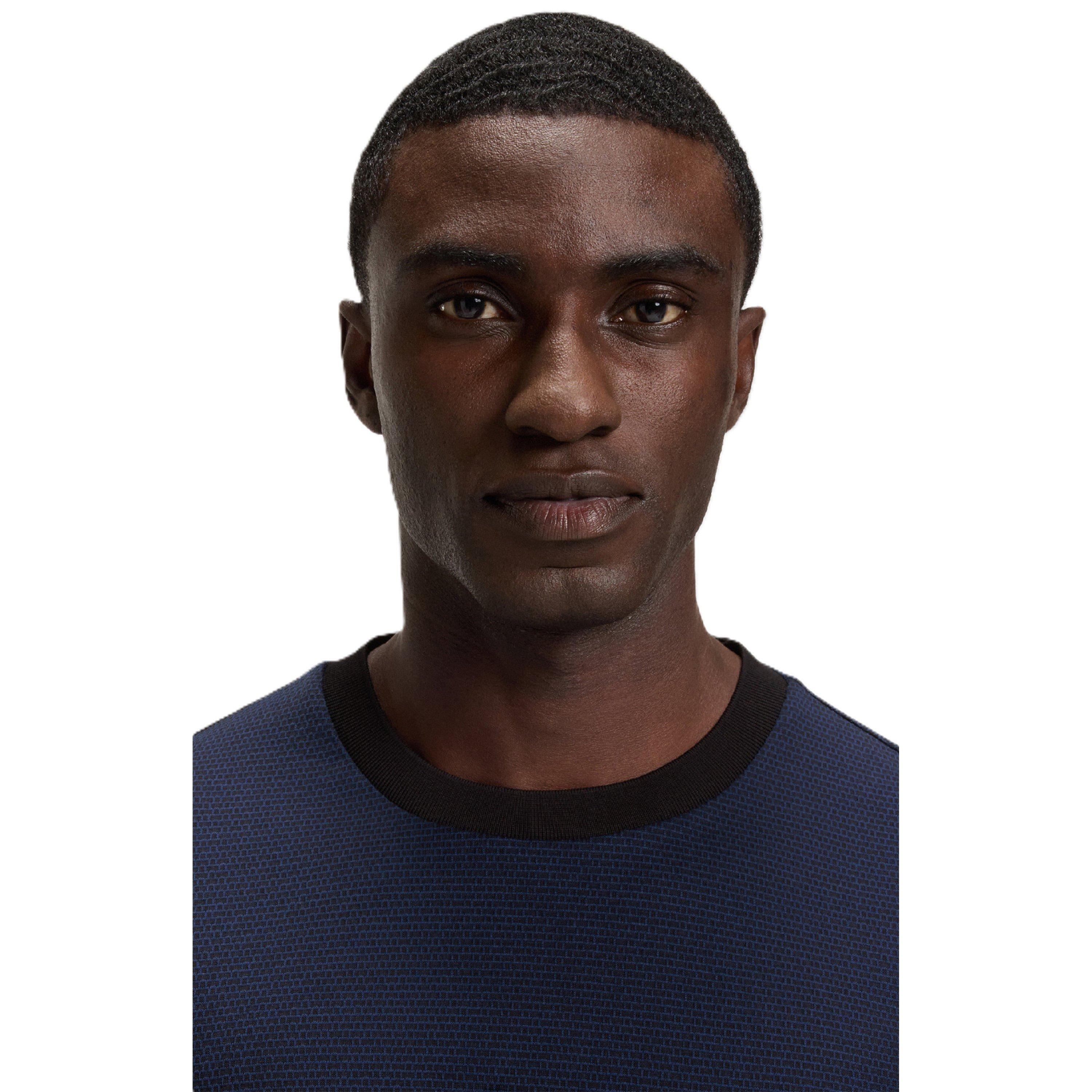 Dark Blue - Boss - Men's C Thompson Short Sleeve Polo Shirt - 3