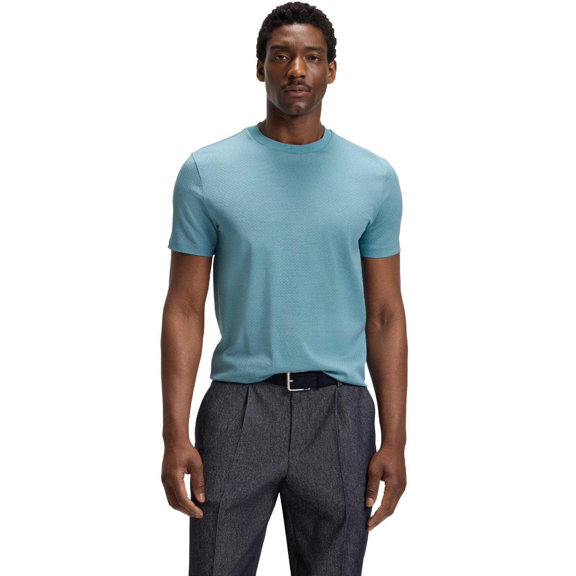 Light/Pstl Blue - Boss - Men's C Thompson Short Sleeve Polo Shirt - 2