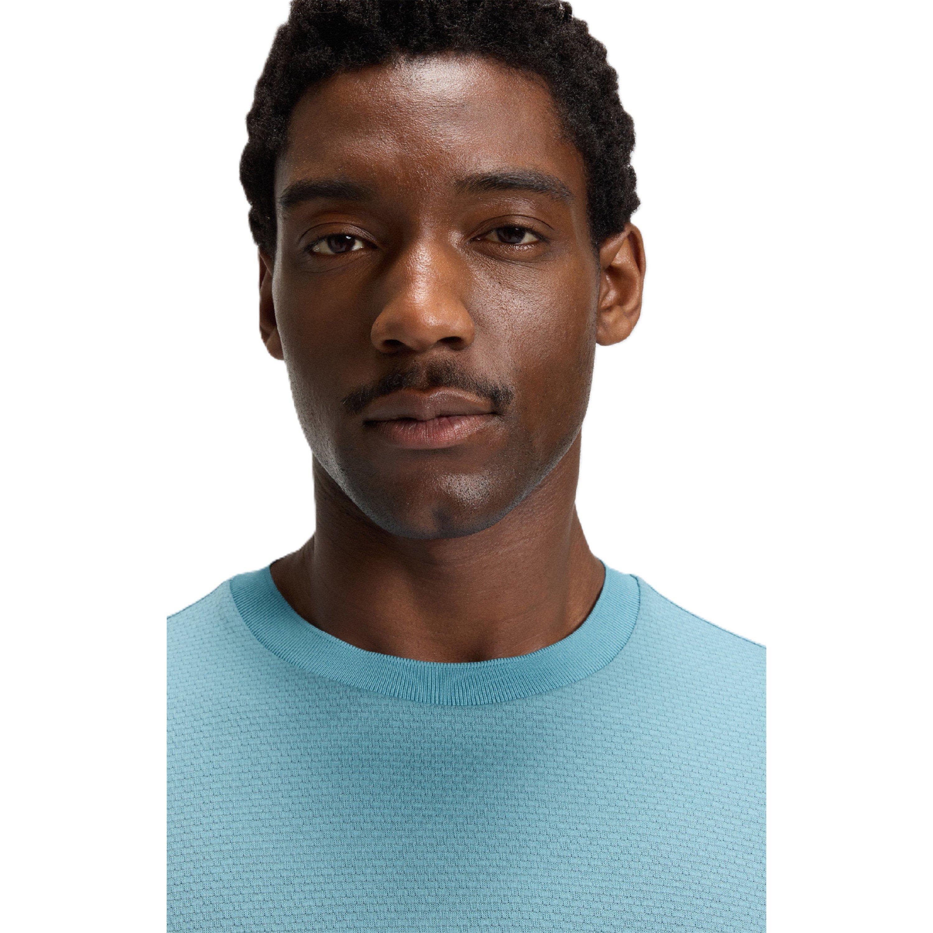 Light/Pstl Blue - Boss - Men's C Thompson Short Sleeve Polo Shirt - 4