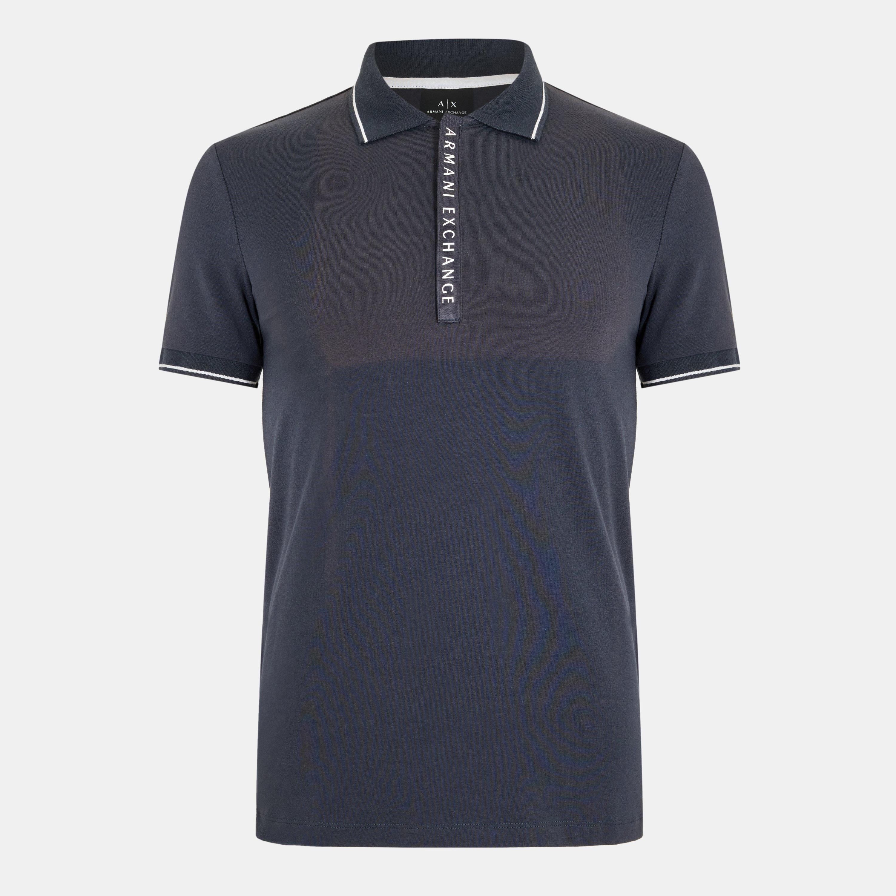 Armani Exchange Men's Navy Polo - M