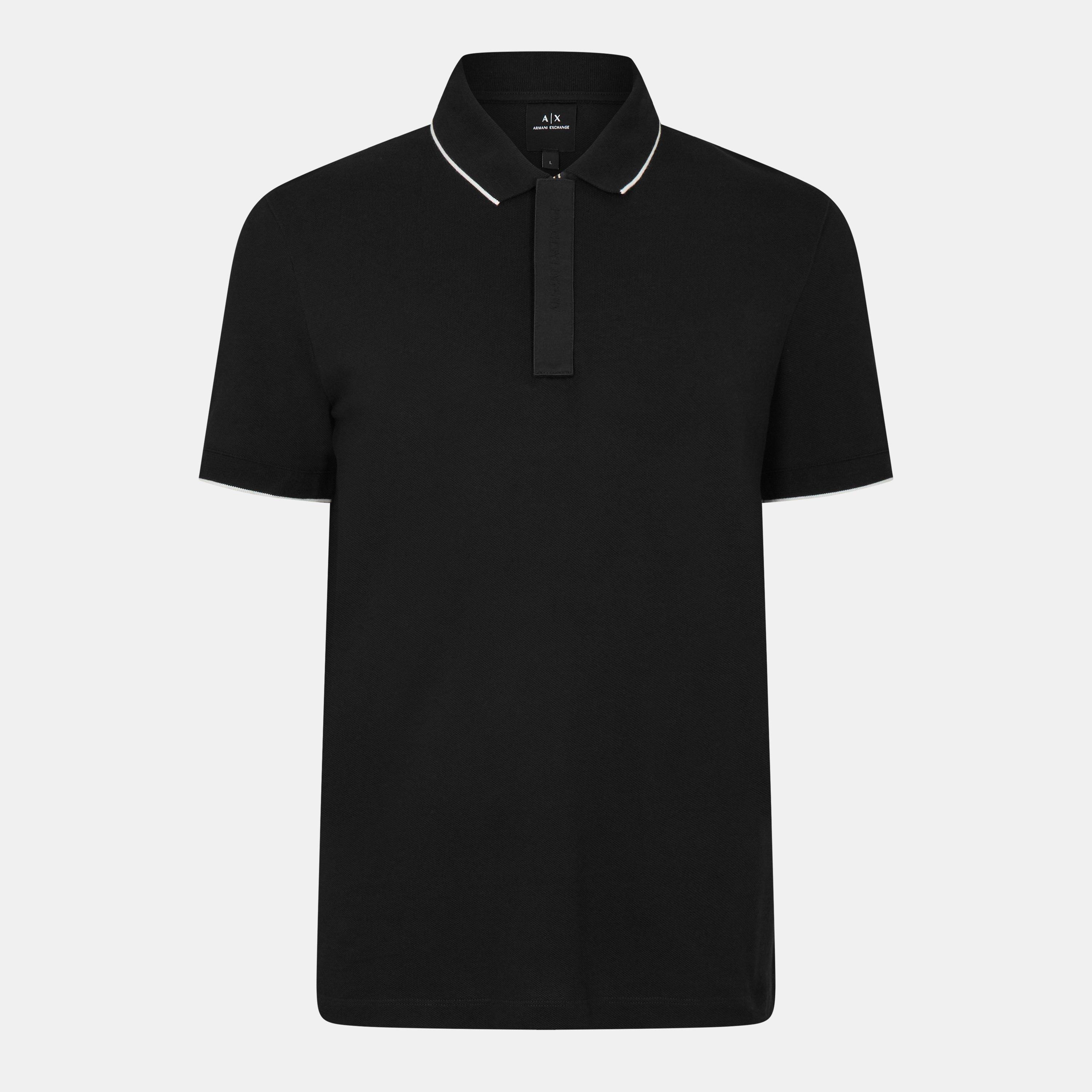 Armani Exchange Men's Polo - Black - 2XL