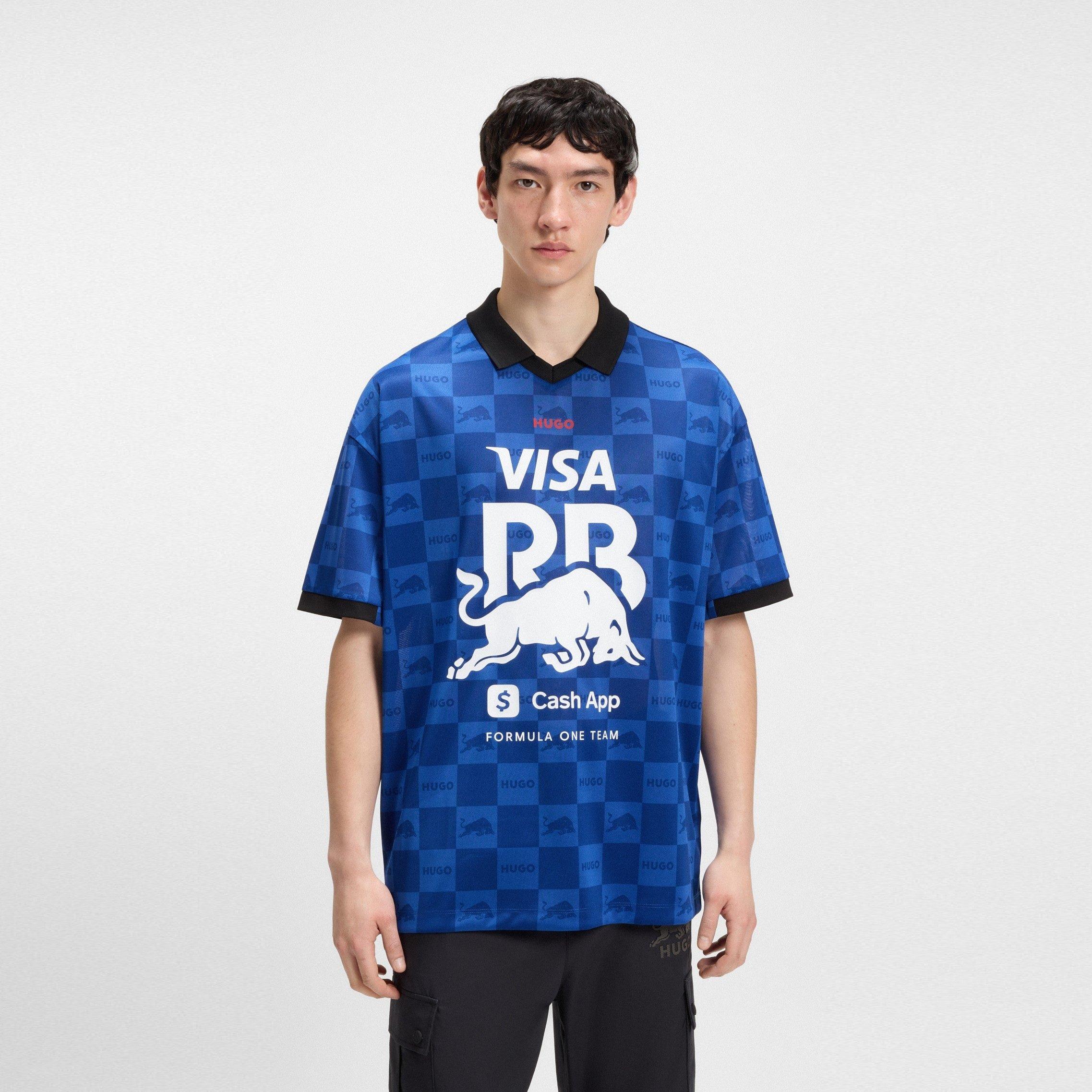 Med Blue - Hugo - Men's Vcarb Short Sleeve Polo Shirt - 2