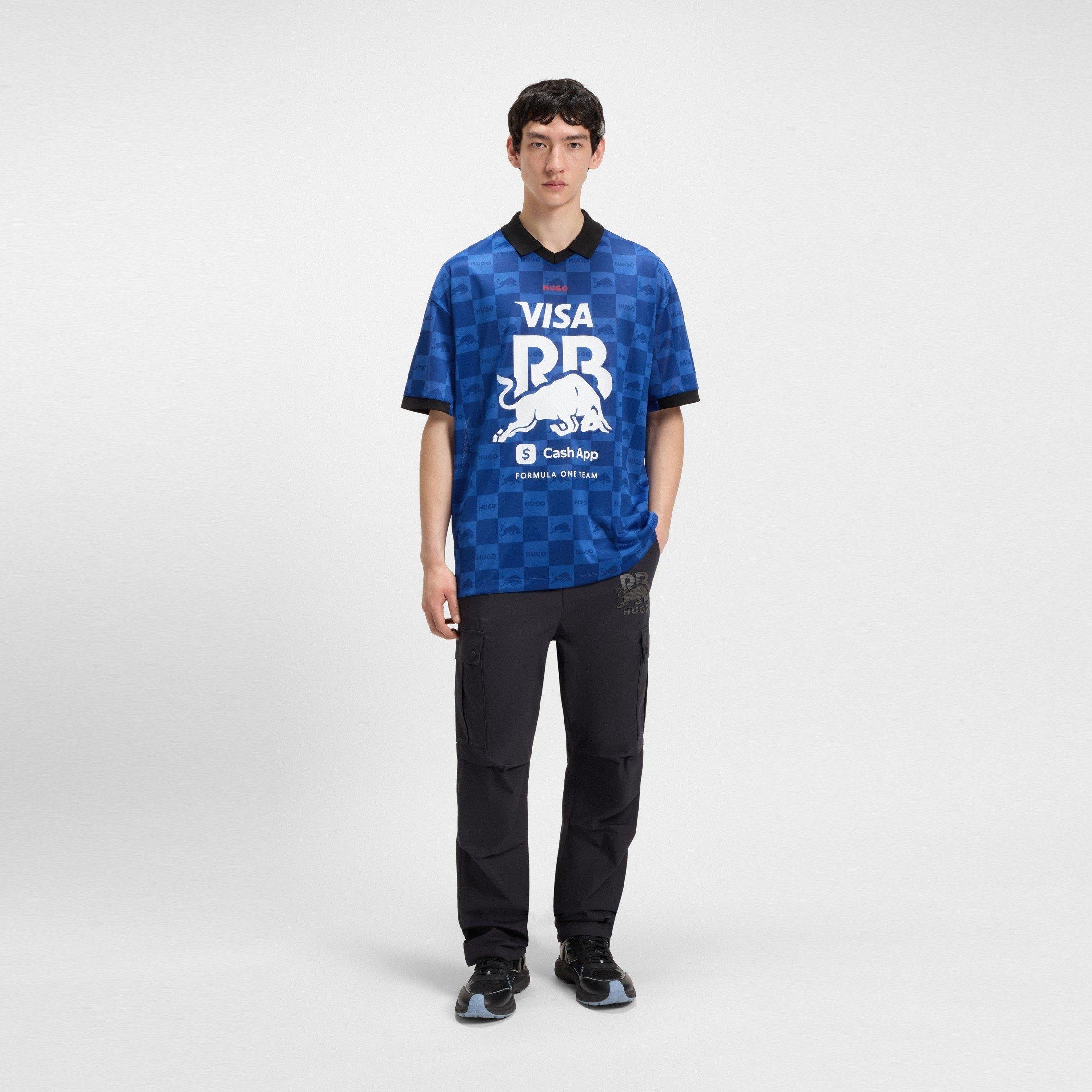 Med Blue - Hugo - Men's Vcarb Short Sleeve Polo Shirt - 5