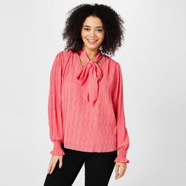 Biba Tie Neck Blouse