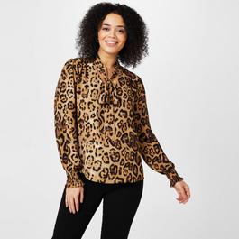 Biba Tie Neck Blouse