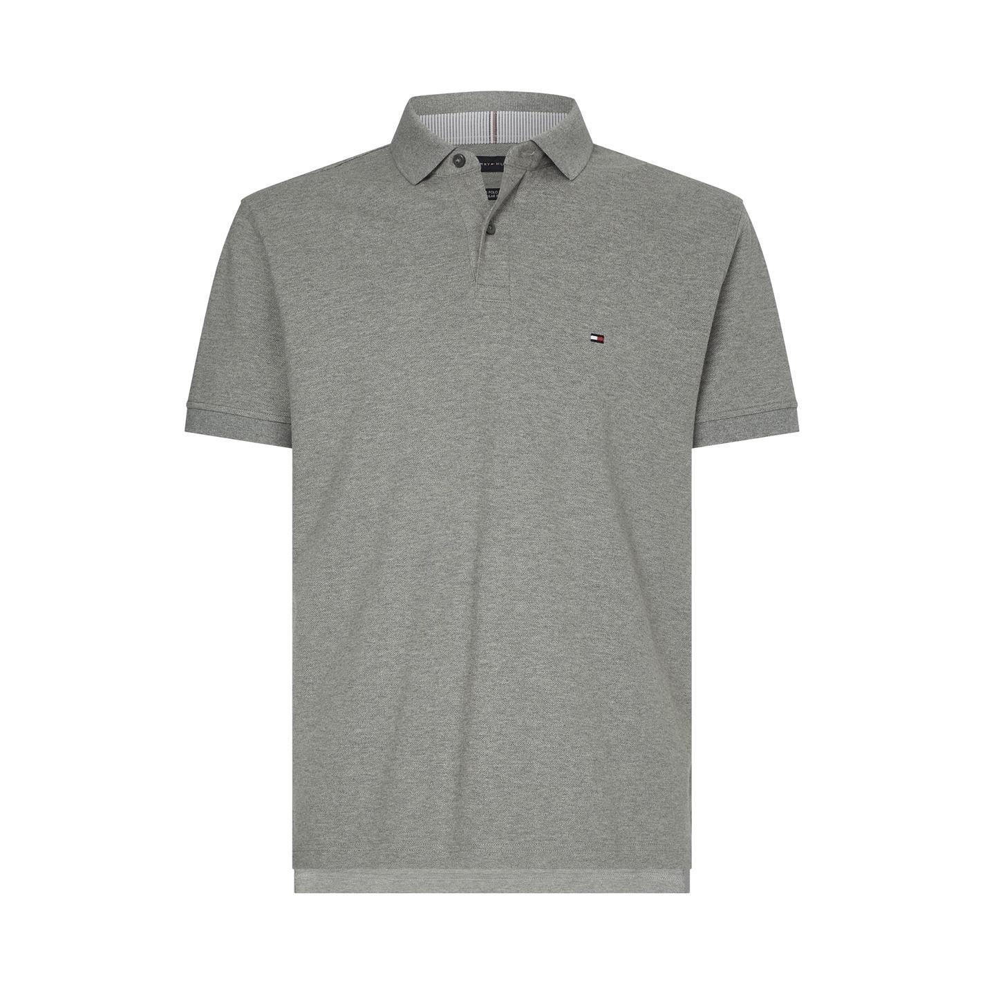 Tommy Hilfiger Core 1985 Polo Shirt - Medium Grey P91 - XS