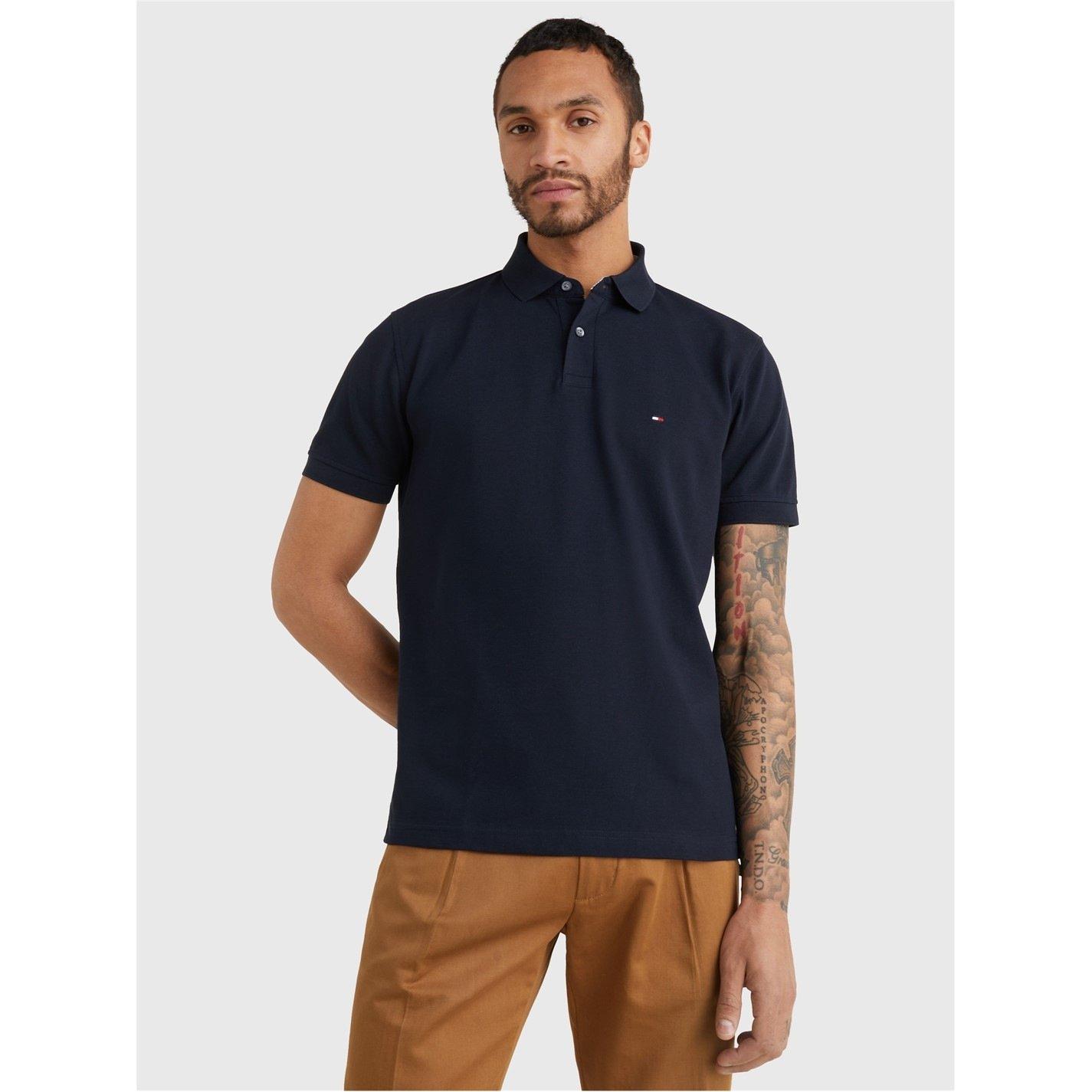 Navy DY4 - Tommy Hilfiger - Core 1985 Polo Shirt - 3