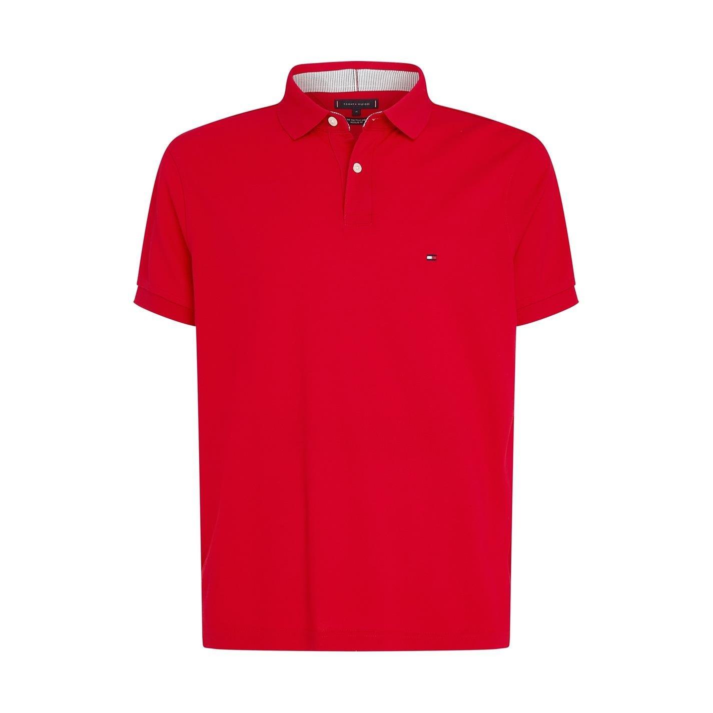 Tommy Hilfiger Core 1985 Polo Shirt - Primary Red - XS