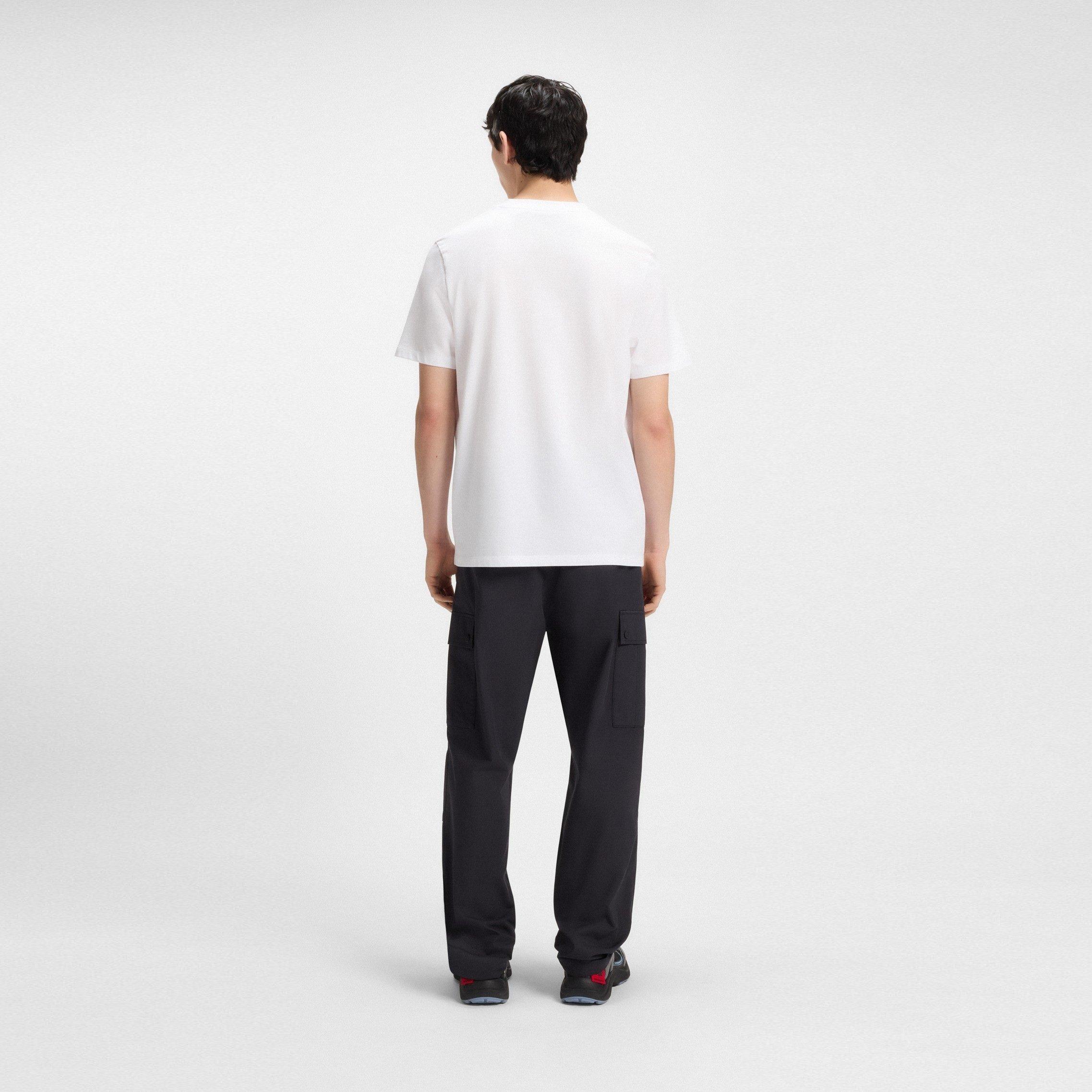 White - Hugo - Men's Vcarb Short Sleeve Polo Shirt - 4