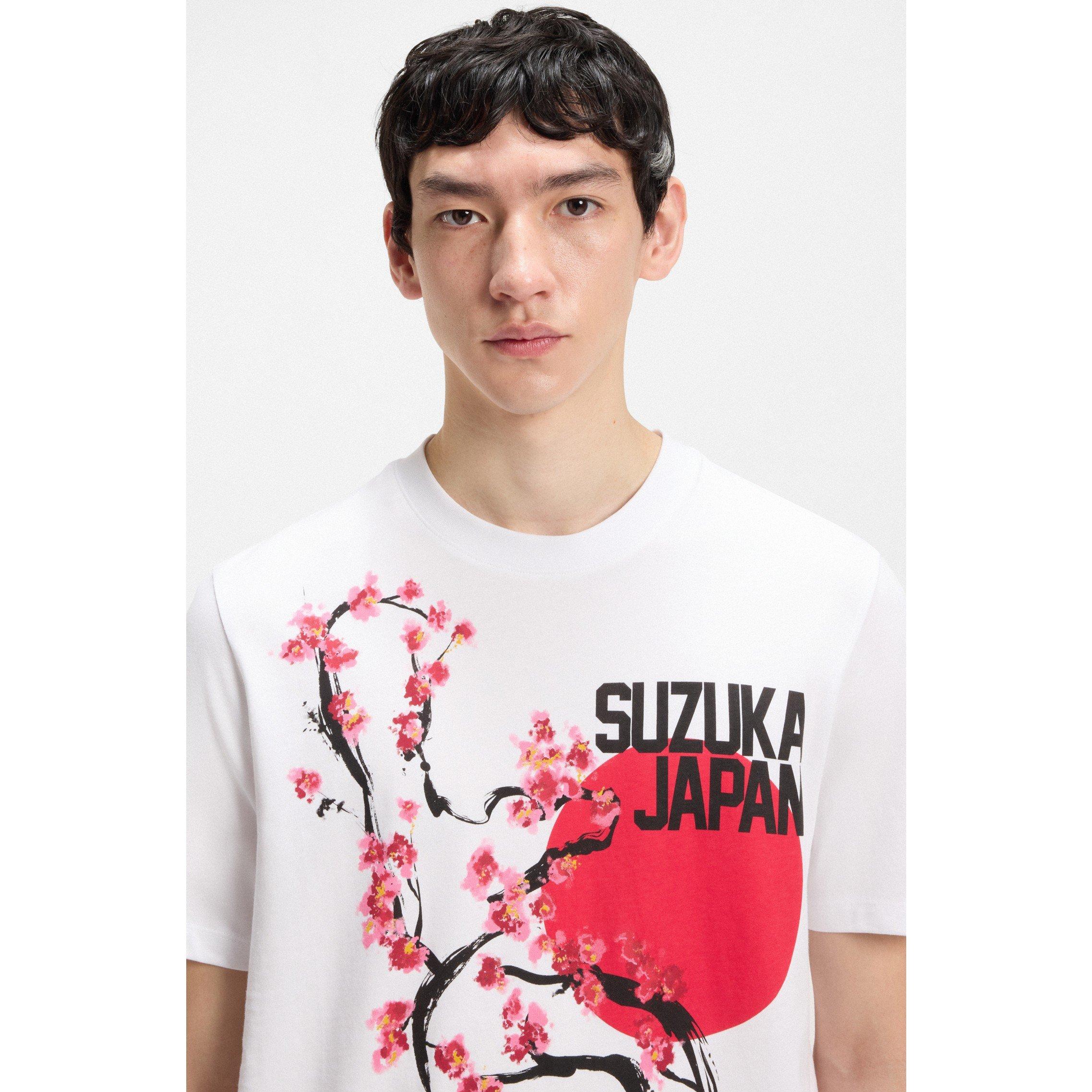 White - Hugo - Men's Vcarb Short Sleeve Polo Shirt - 5