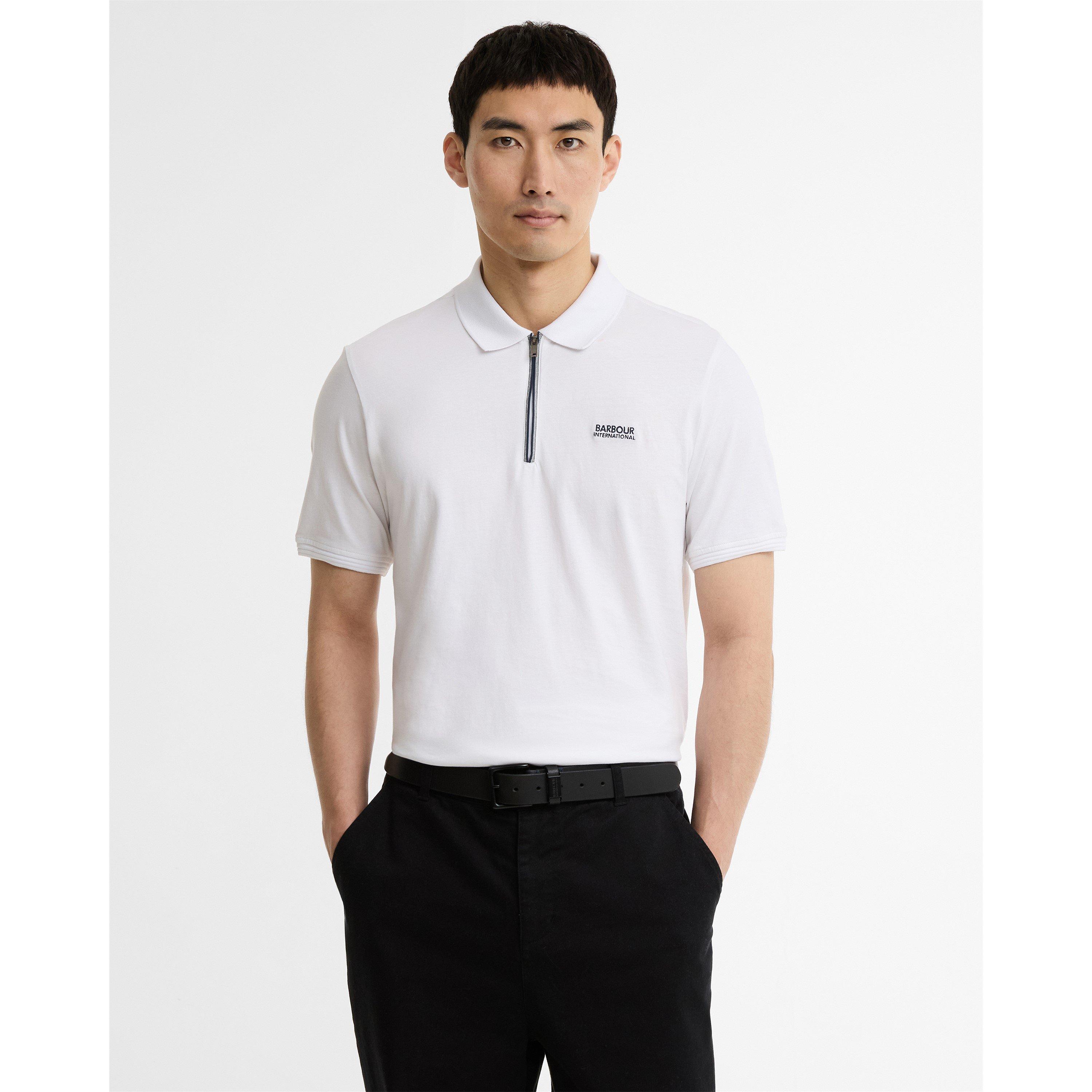 White WH11 - Barbour International - Men's Short Sleeve Polo Shirt - 2