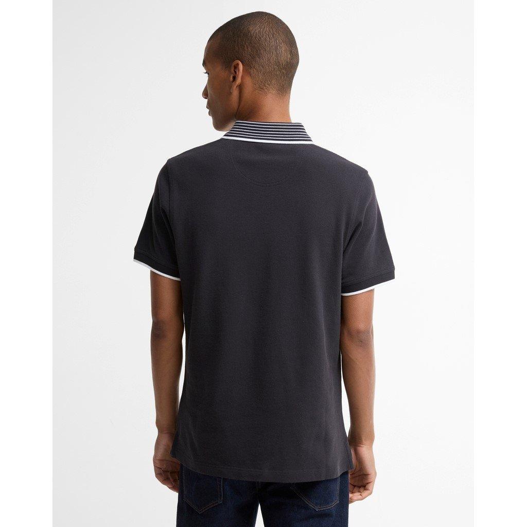 Navy NY91 - Barbour - Men's Short Sleeve Polo Shirt - 3