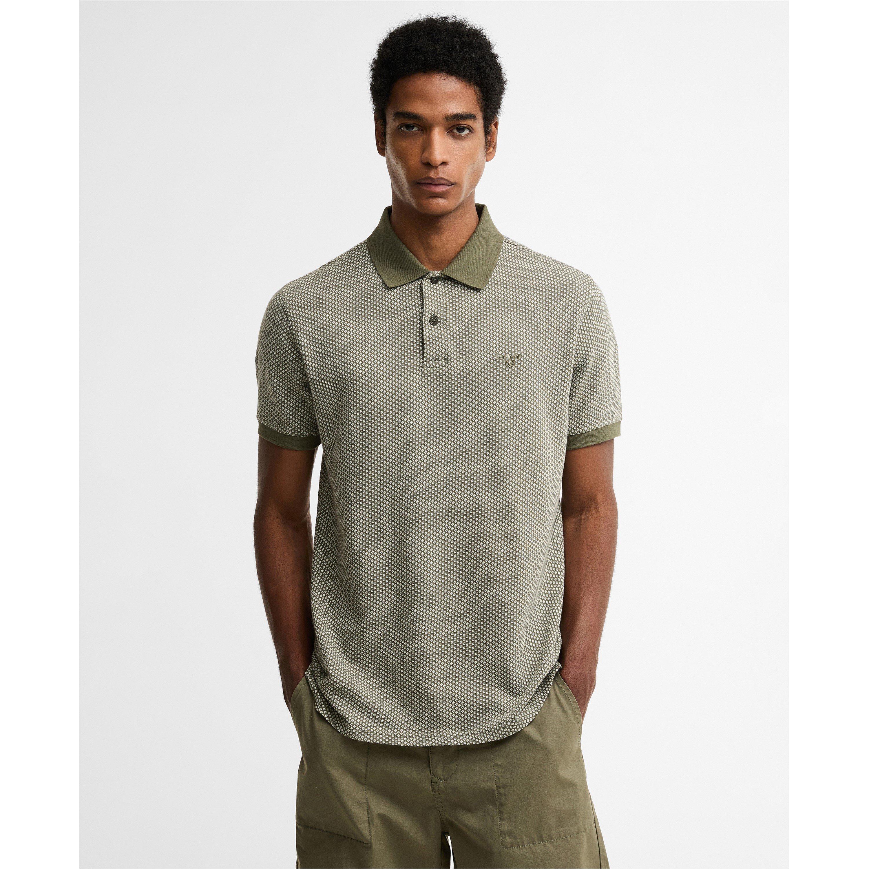 Dust Olive OL56 - Barbour - Men's Short Sleeve Polo Shirt - 2