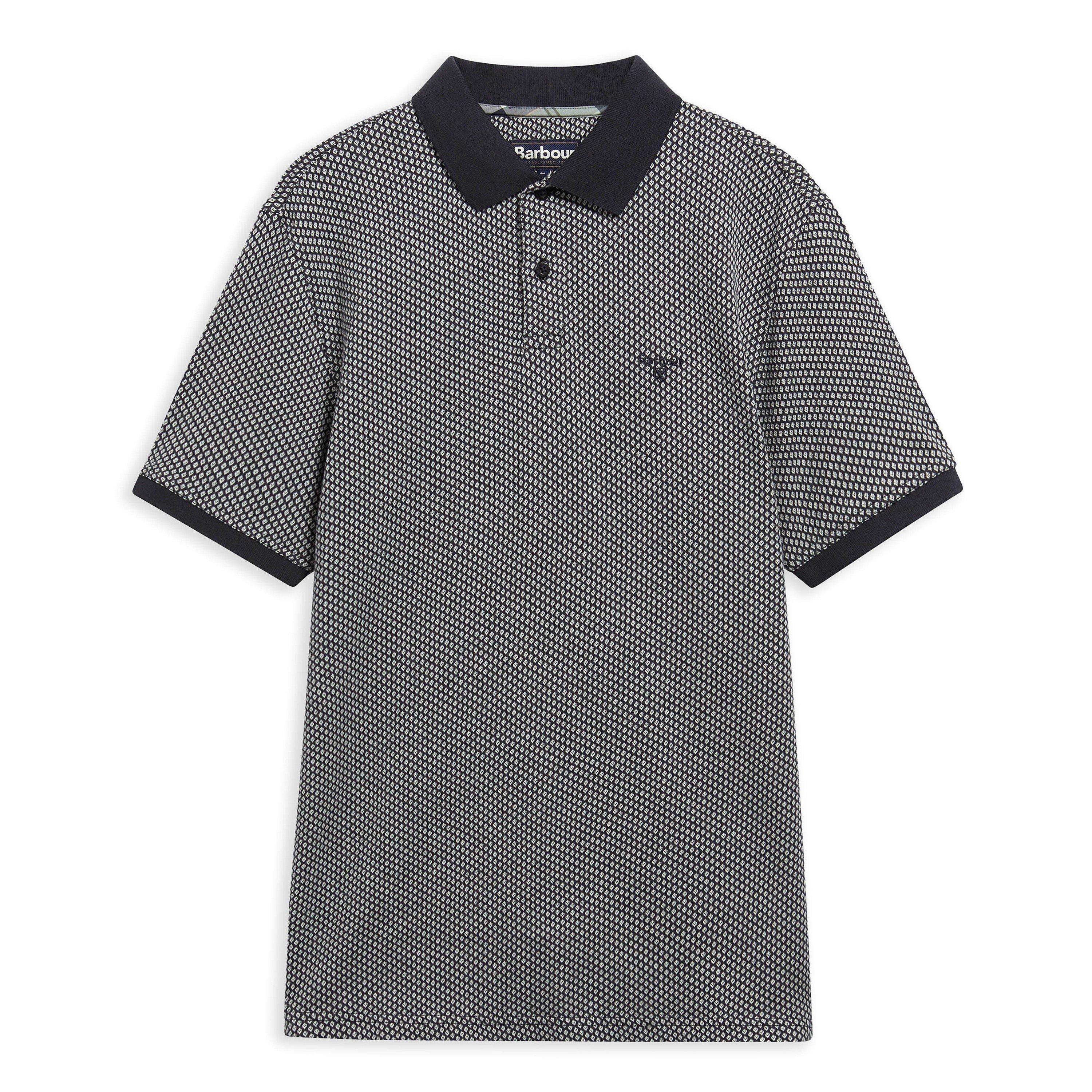 Navy NY91 - Barbour - Men's Short Sleeve Polo Shirt - 1