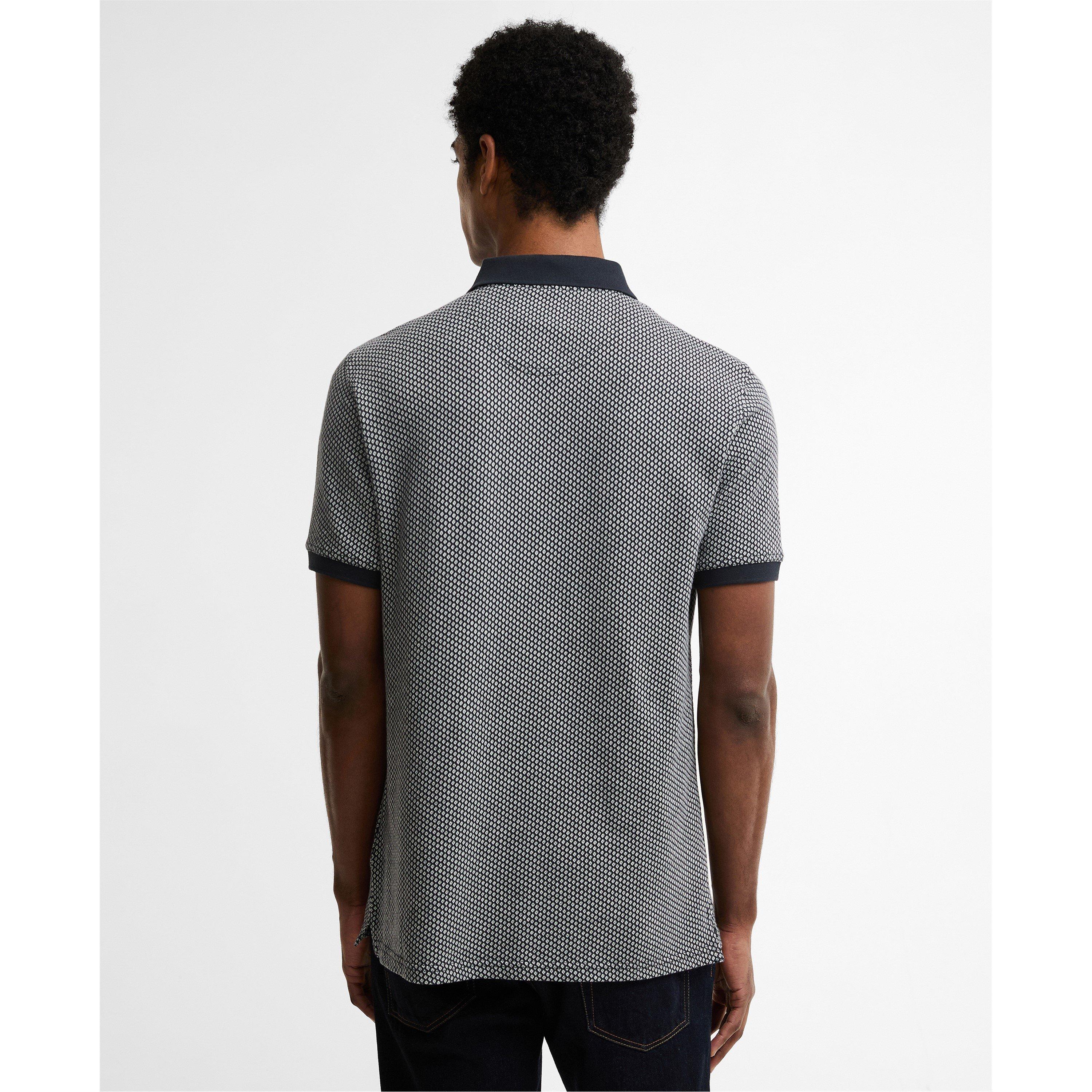 Navy NY91 - Barbour - Men's Short Sleeve Polo Shirt - 3