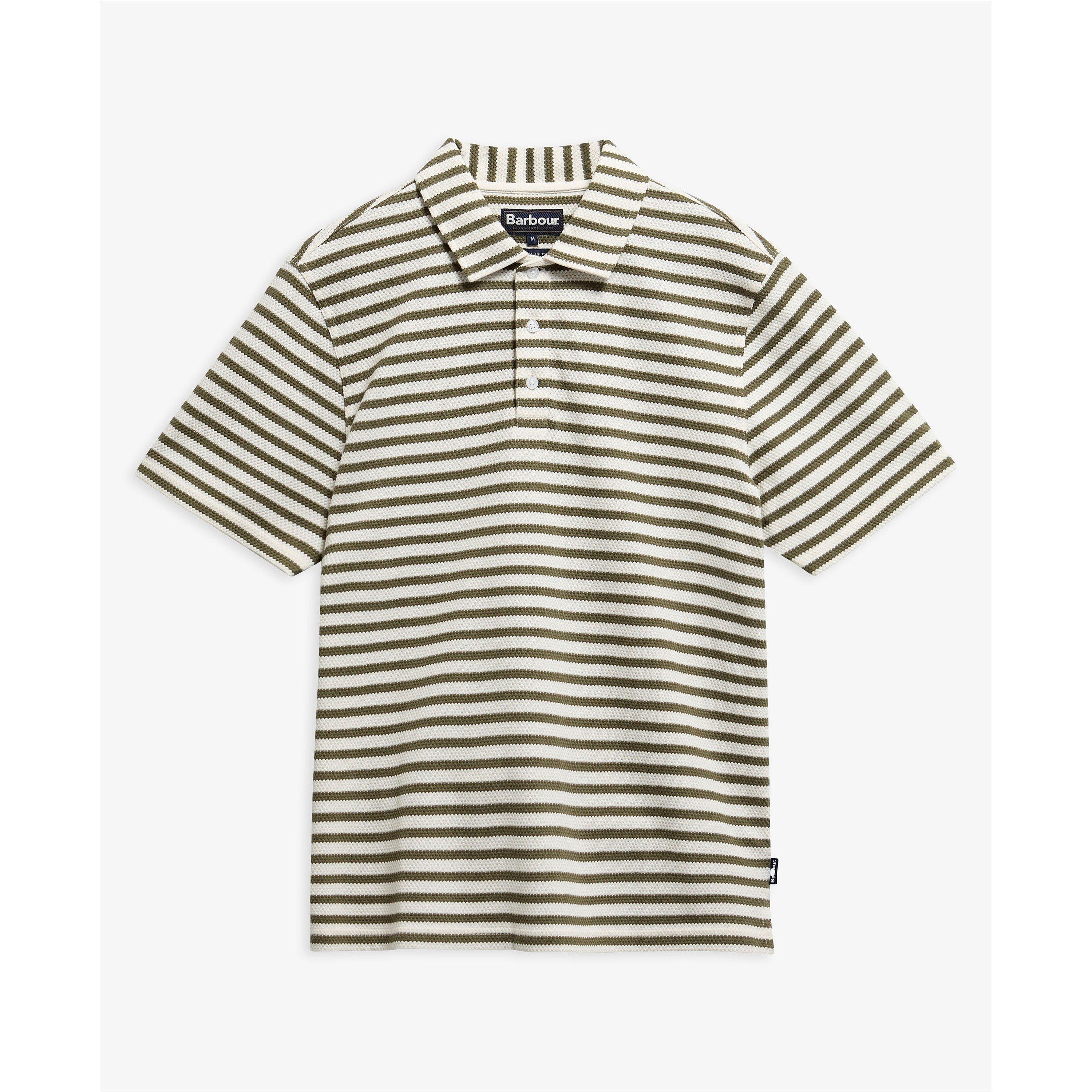 Barbour Men's Short Sleeve Polo Shirt - Whspr Wht WH32 - XL