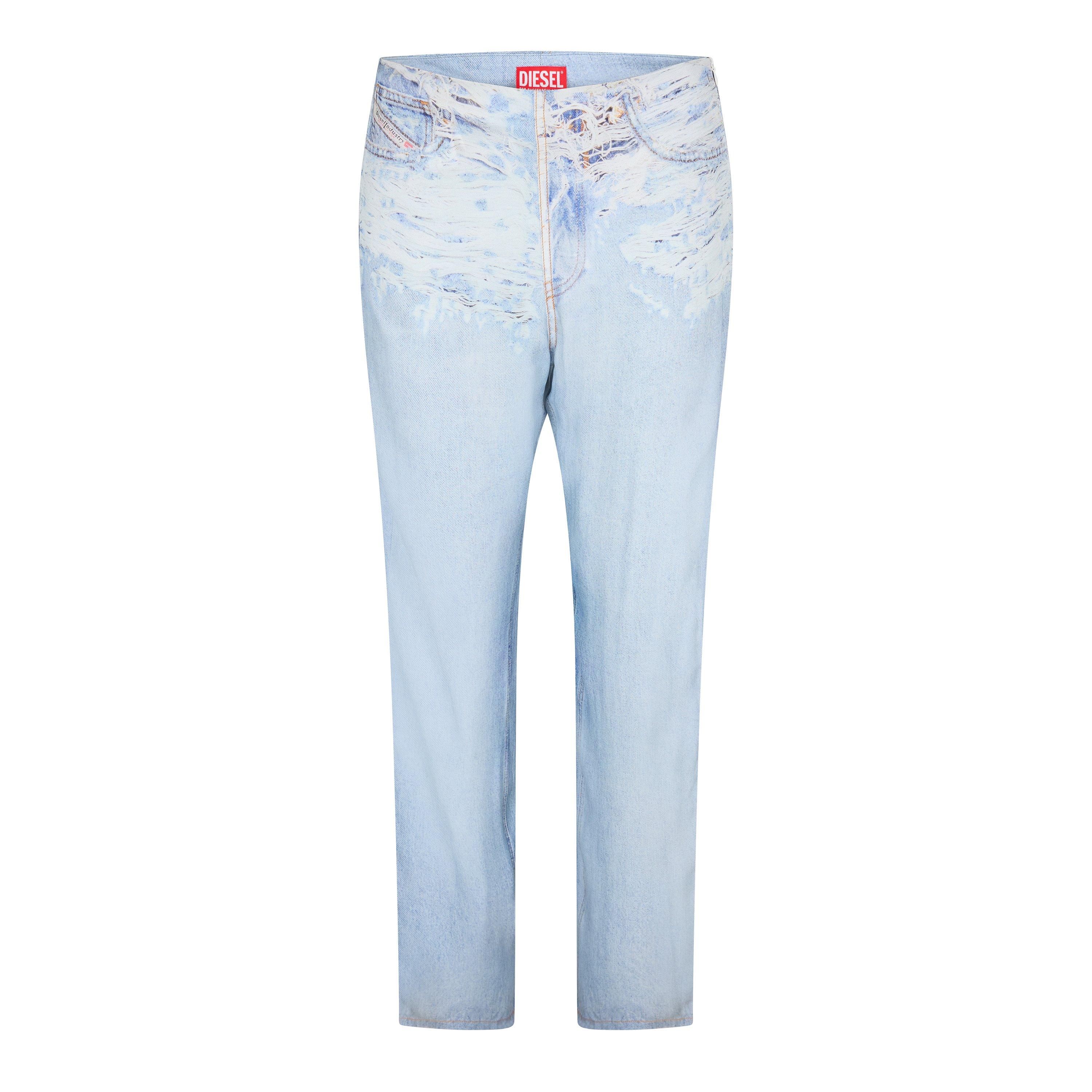 Blue Denim - Diesel - Women's Sarky Pntlni Straight Leg Trouser - 1