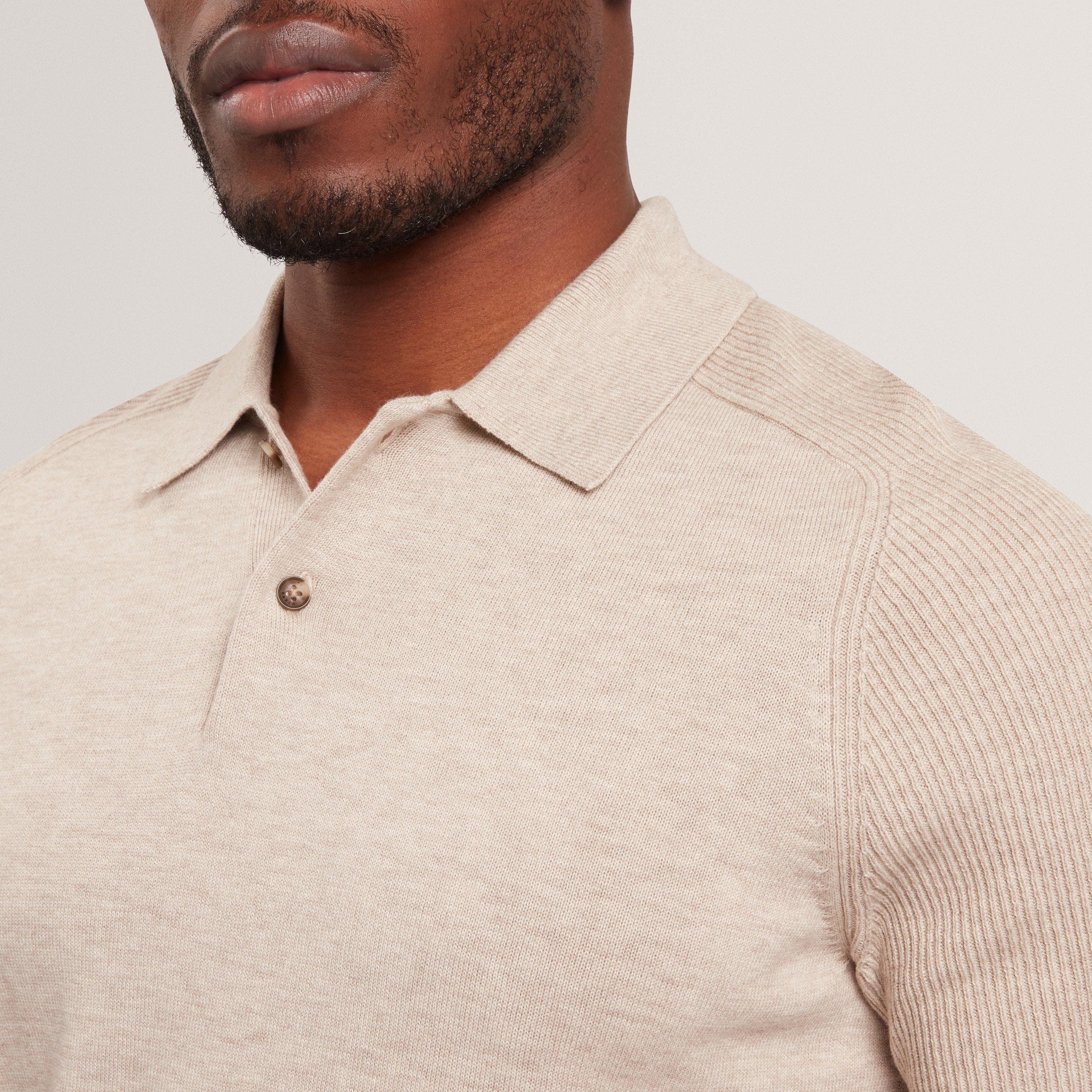 Taupe - Ted Baker - Ted SS RibRaglanPolo Sn62 - 4
