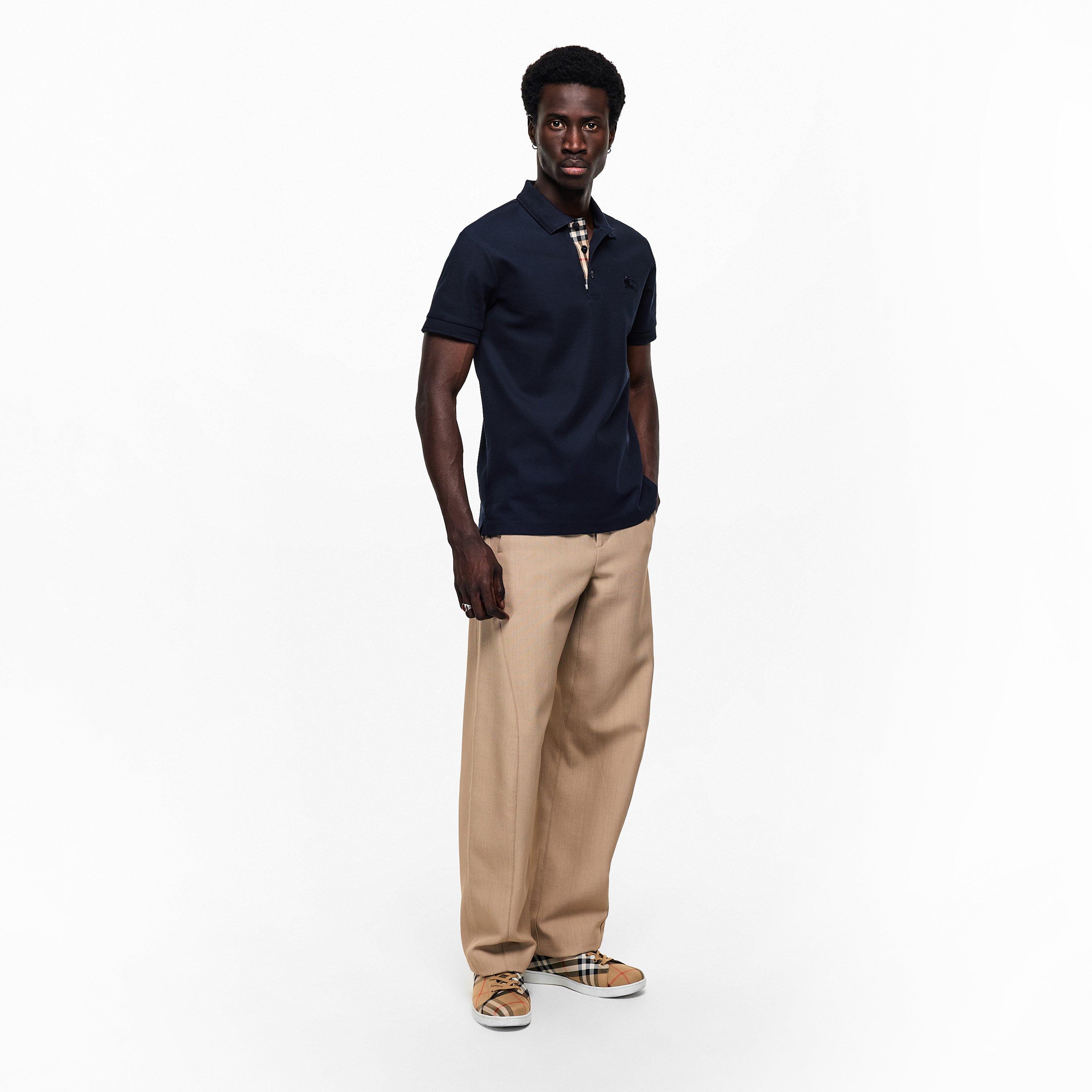 Coal Blue - Burberry - Men's Short Sleeve Polo Shirt - 6