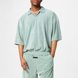 Fear Of God Essentials Velour Polo Shirt