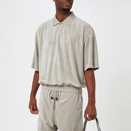 Fear Of God Essentials Velour Polo Shirt