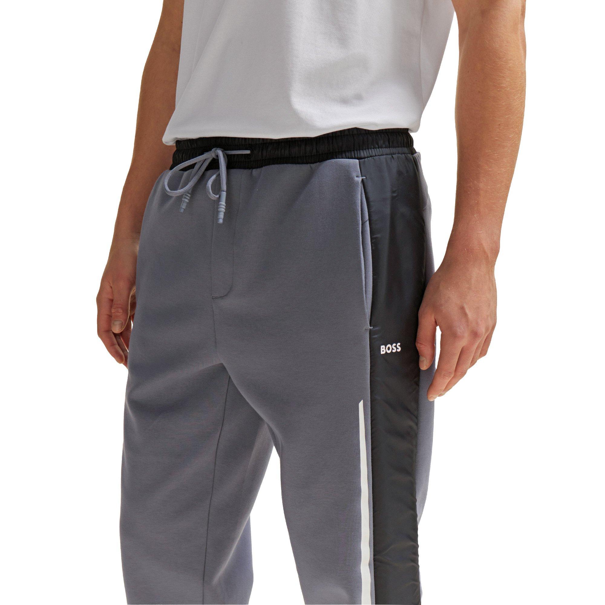 Medium Grey - Boss - Hadikon Joggers Mens - 3