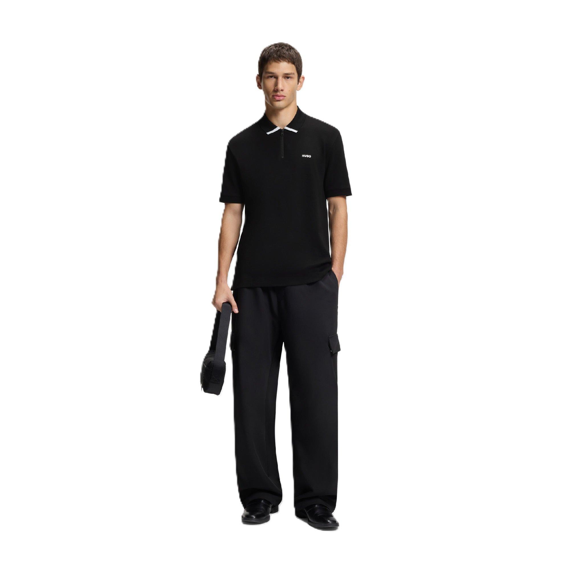 Black - Boss - Dalomino 10257070 01 Polo Shirt Mens - 3